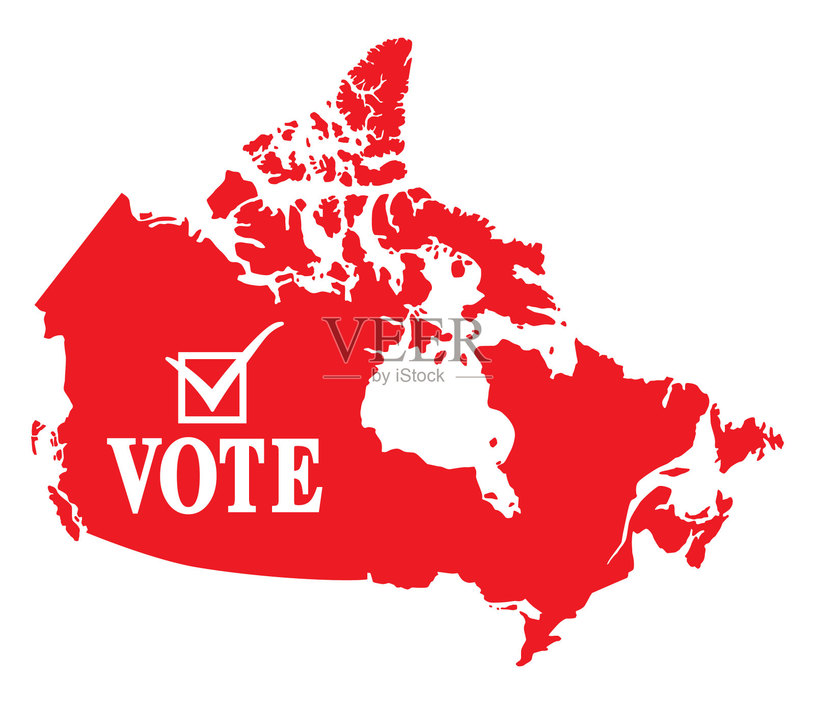 矢量投票地图图标插画图片素材