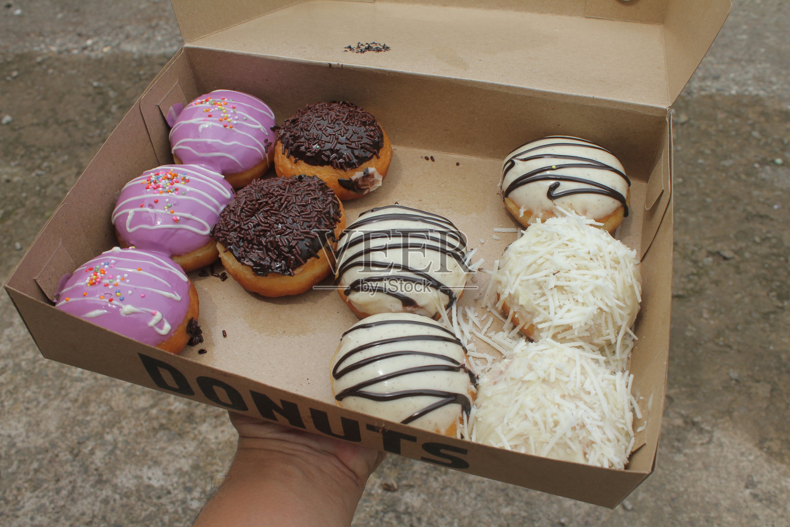 甜甜圈照片摄影图片