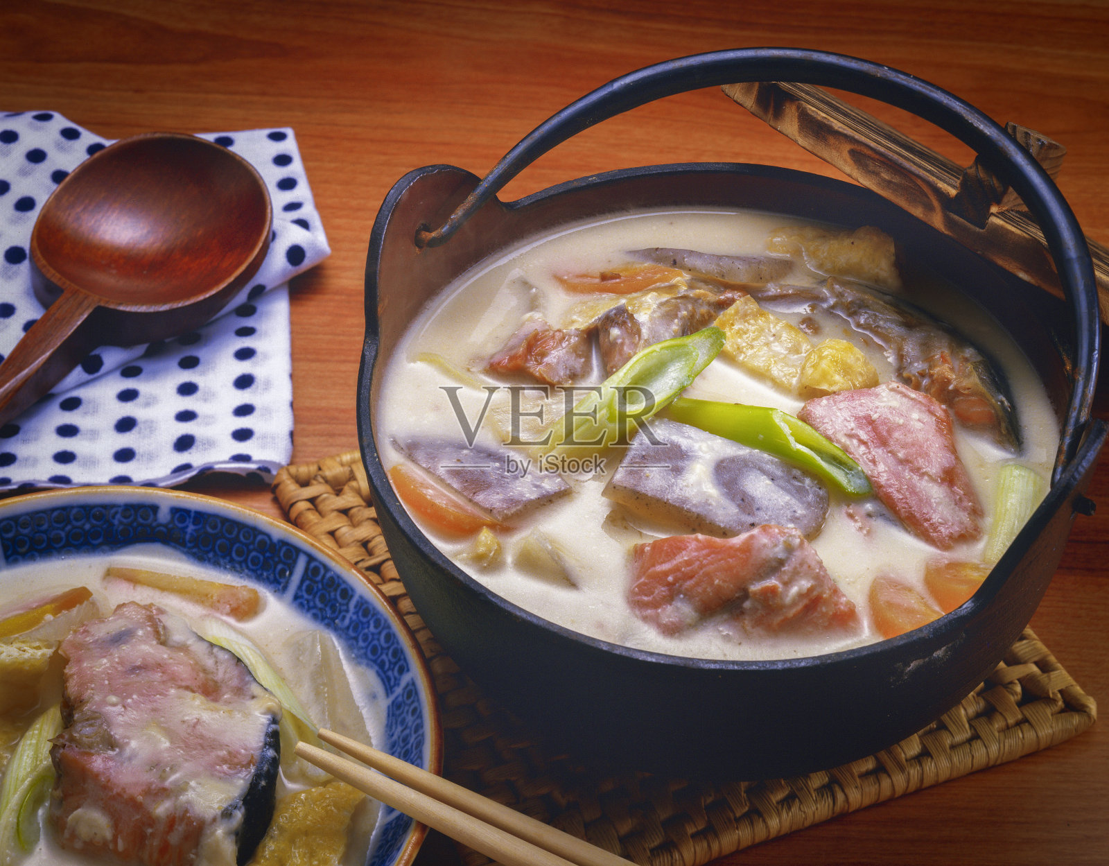 北海道Sanpeijiru /当地美食照片摄影图片