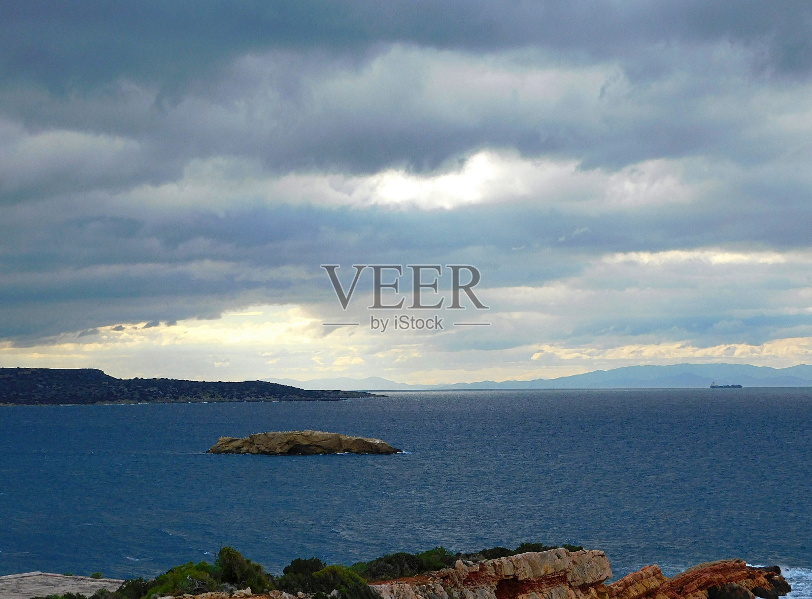 戏剧性的海景照片摄影图片