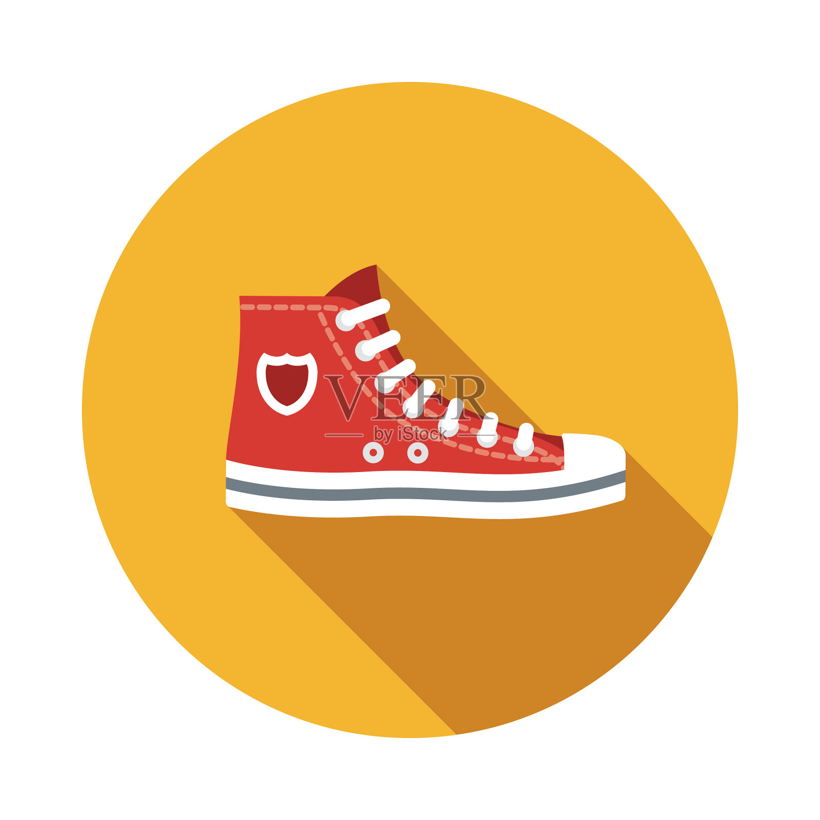 运动鞋服装和配件图标插画图片素材