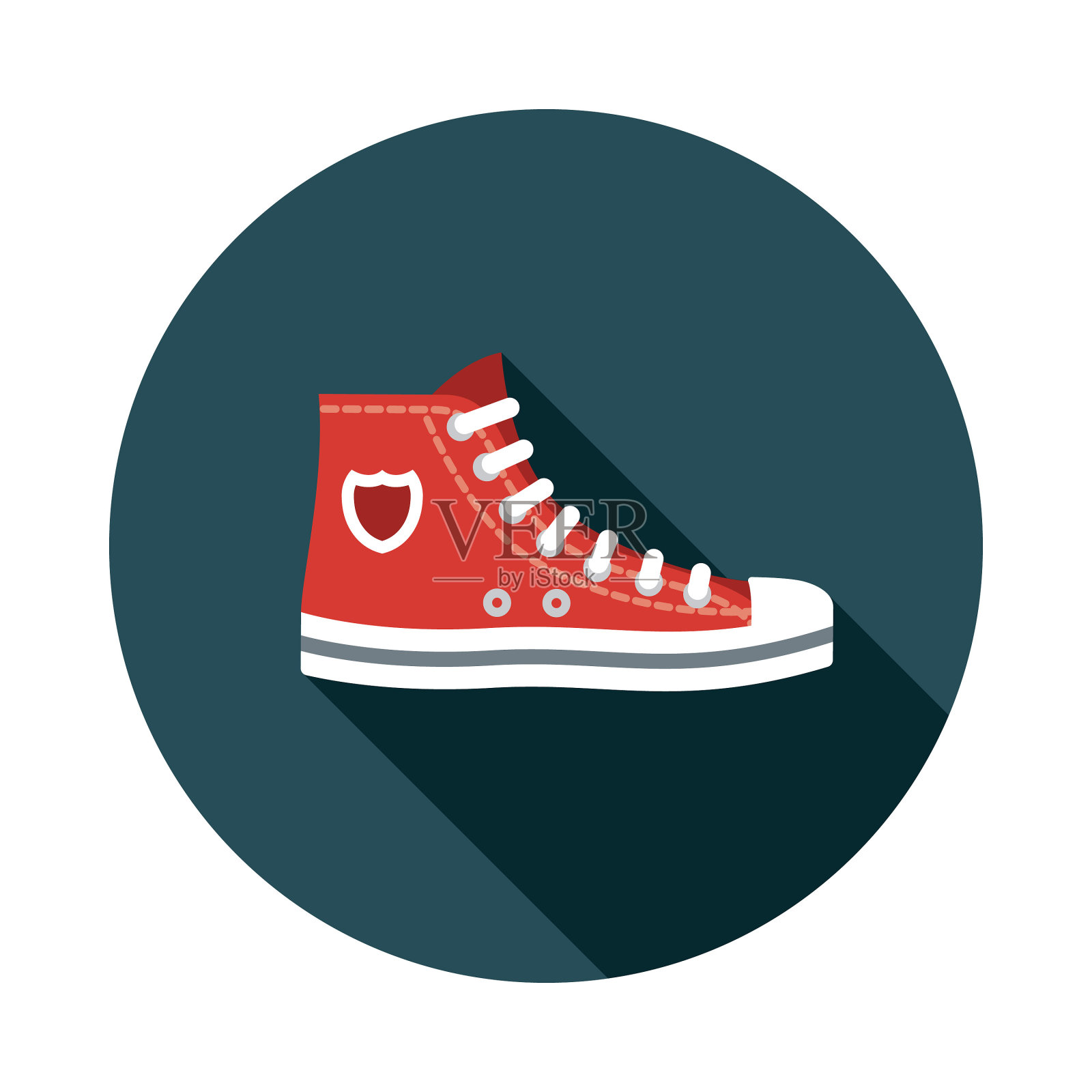 运动鞋鞋类平面设计图标图标插画图片素材