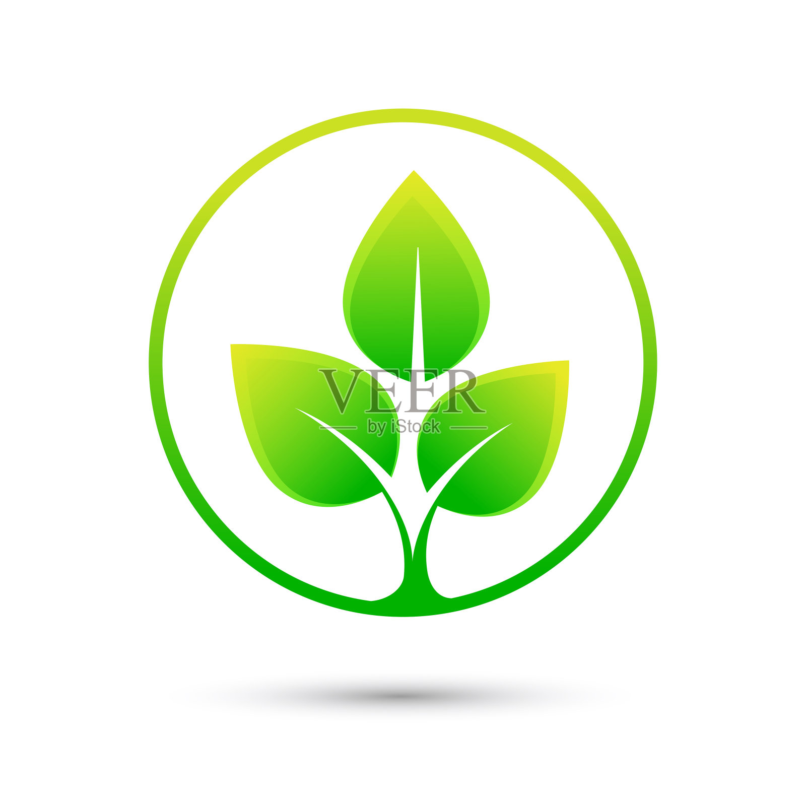 叶子图标设计插画图片素材