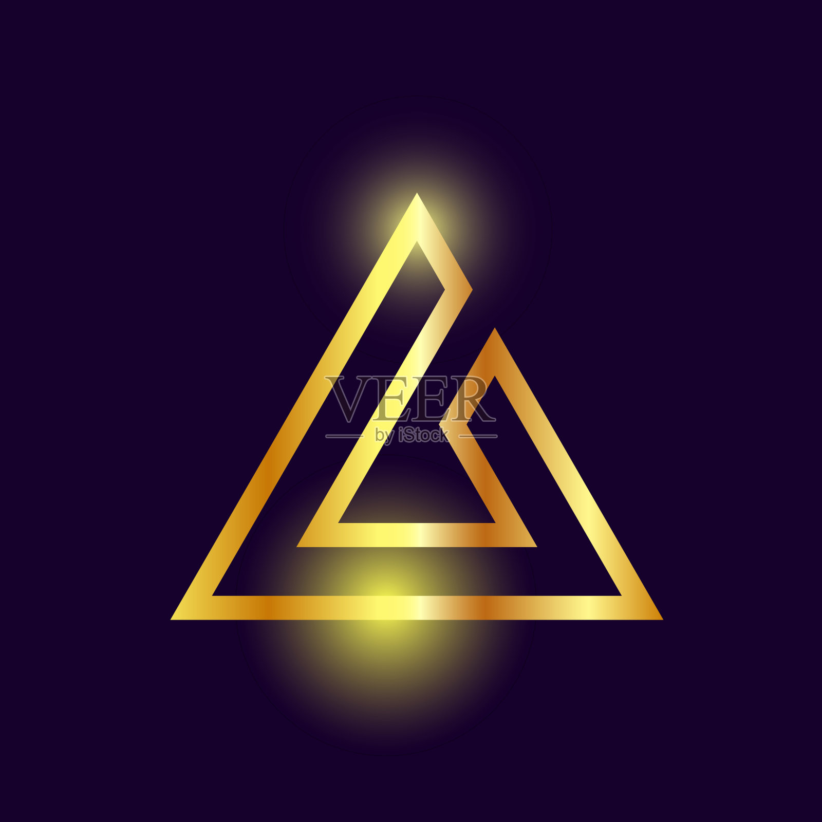 三角A标志插画图片素材