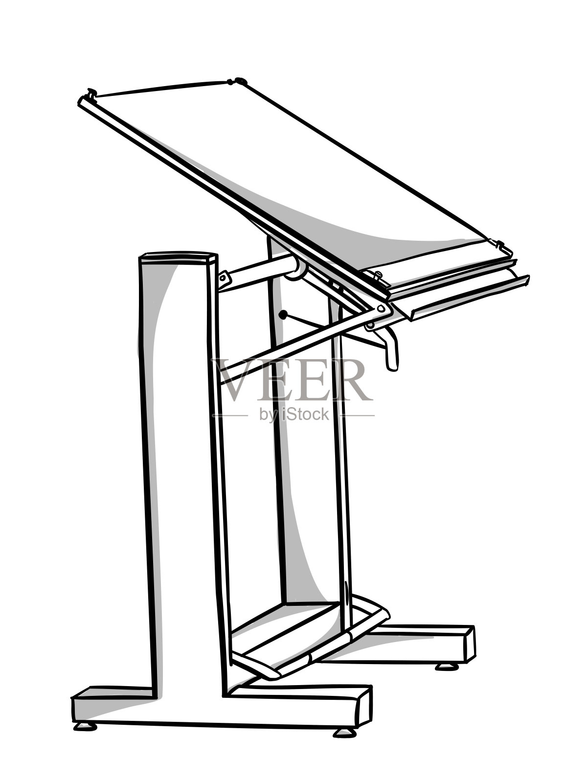 白色背景下的金属特写镜头插画图片素材