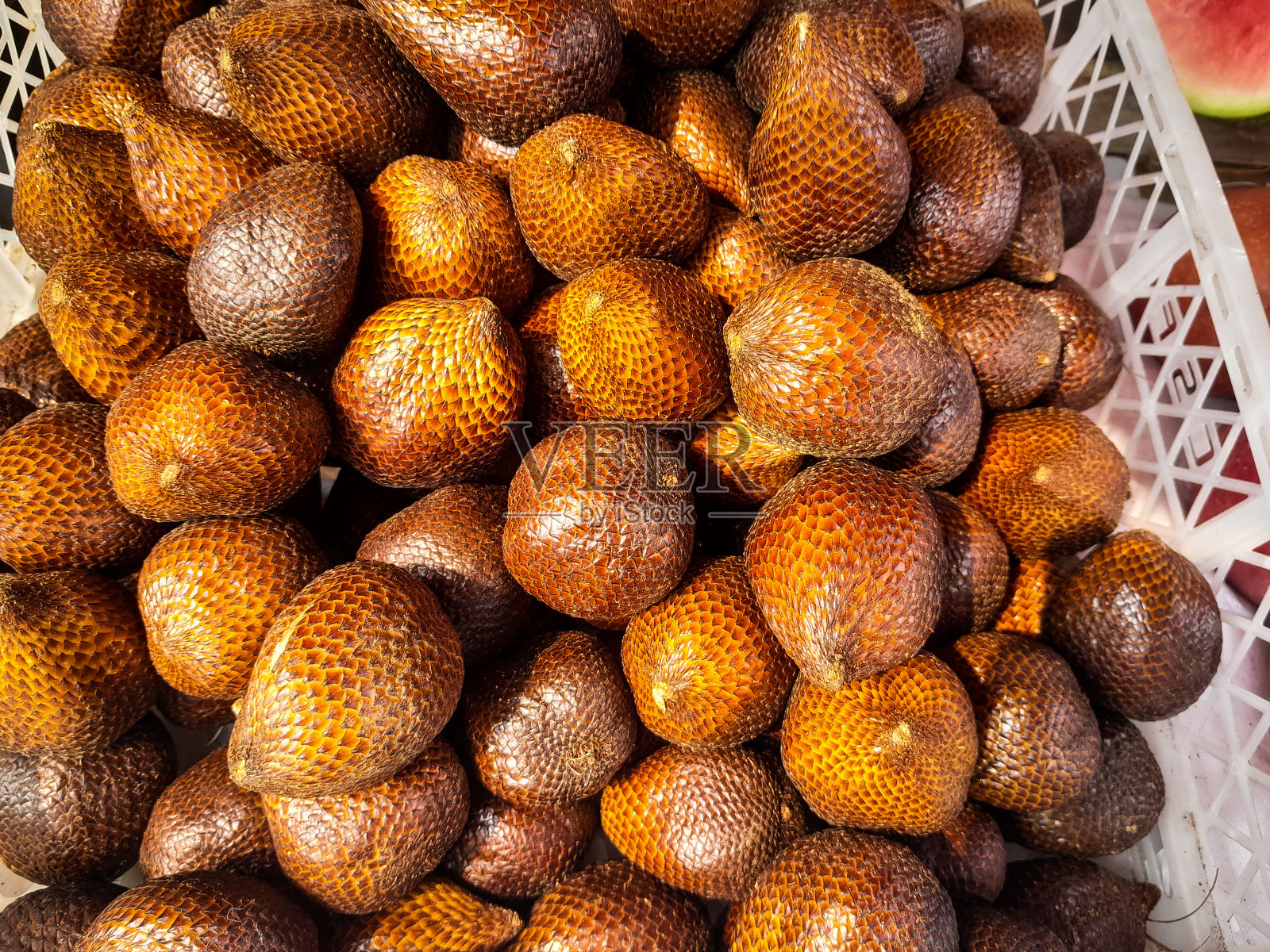 一堆蛇果或萨拉卡萨拉卡照片摄影图片