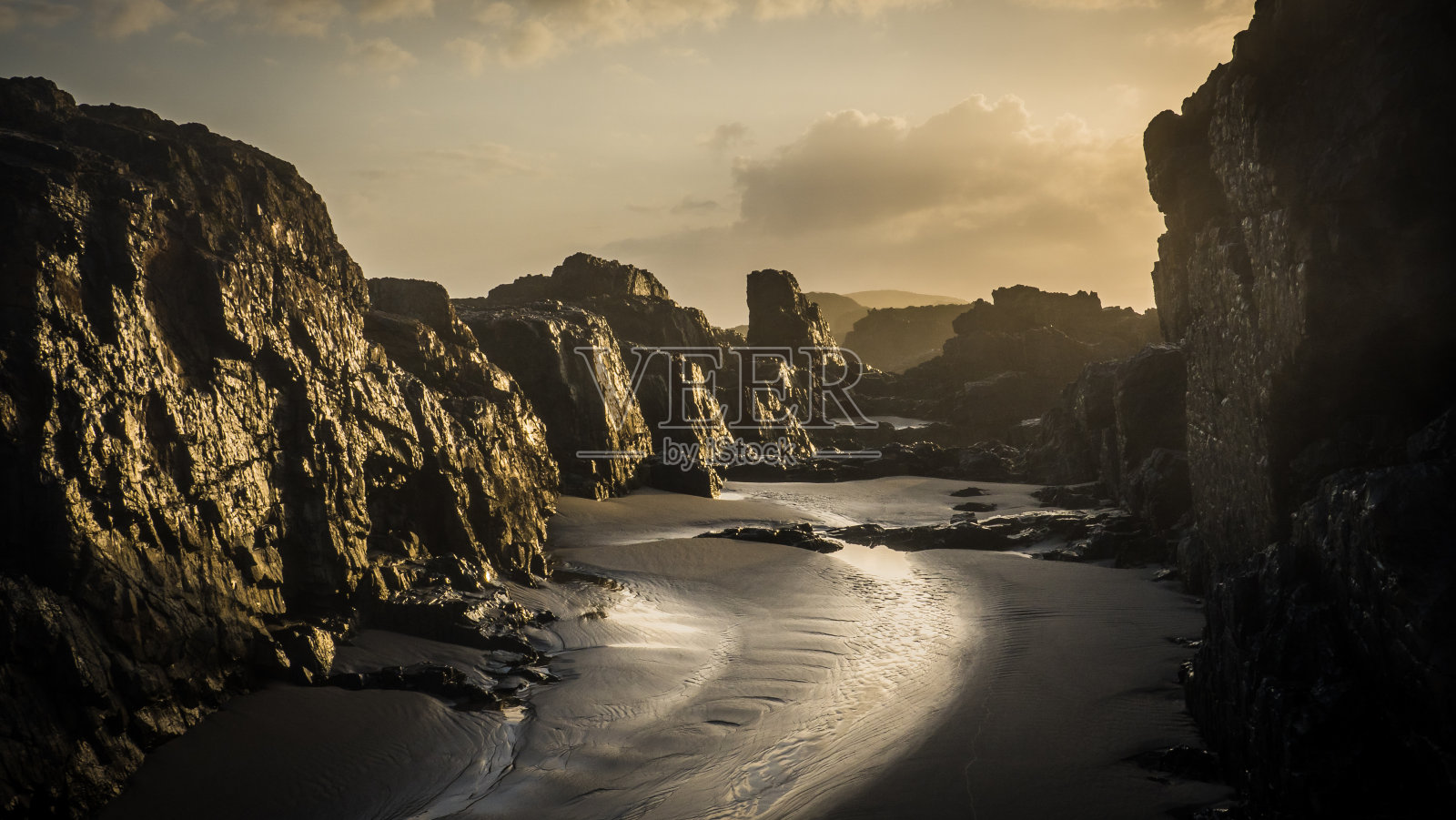 精致的海滩，西南岩，新南威尔士州，照片摄影图片