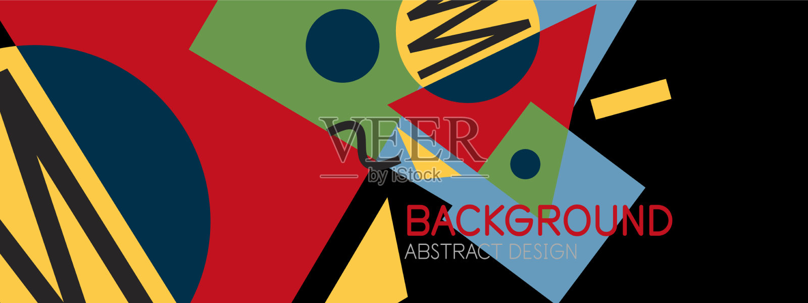 抽象的背景块线三角形插画图片素材