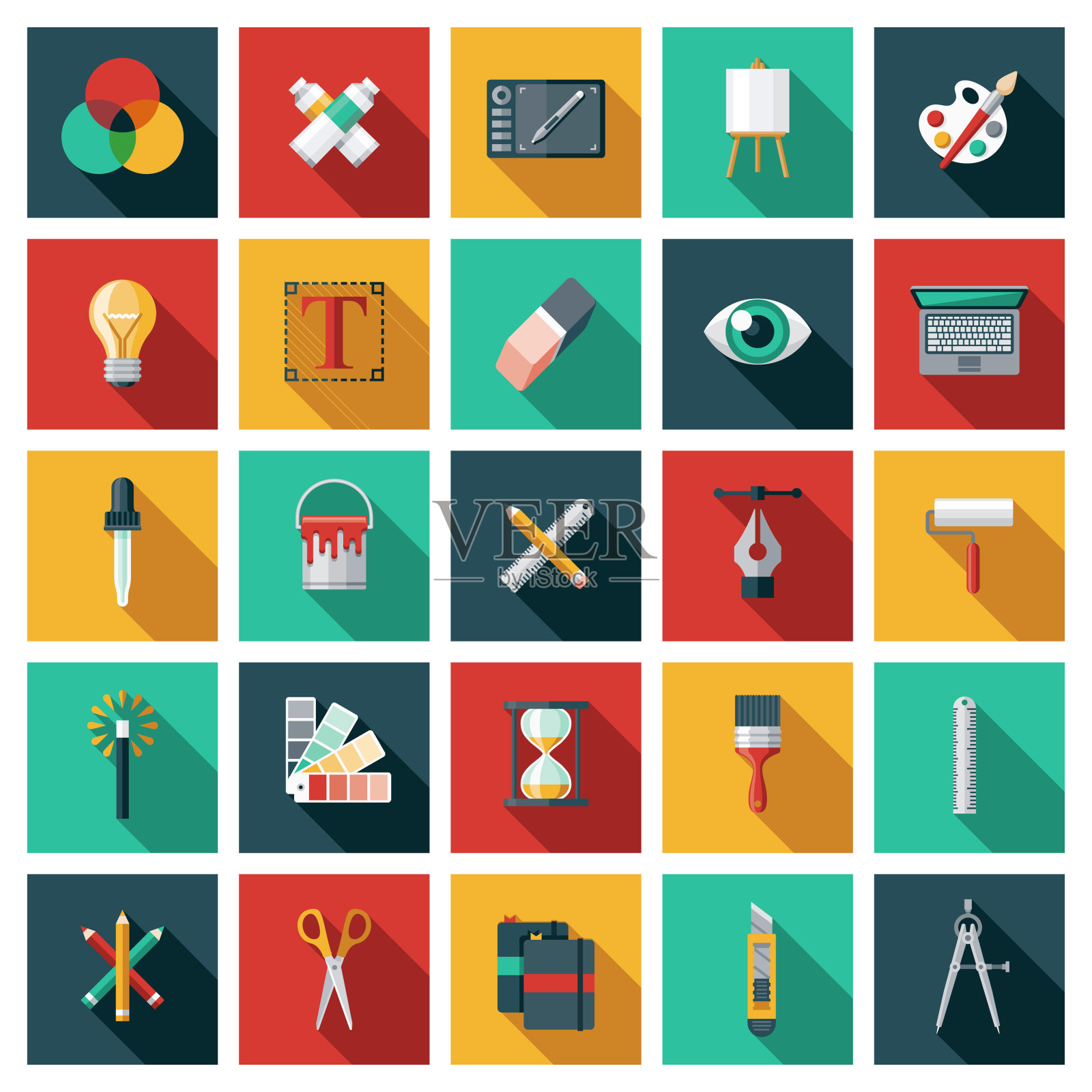 平面设计图标集图标素材