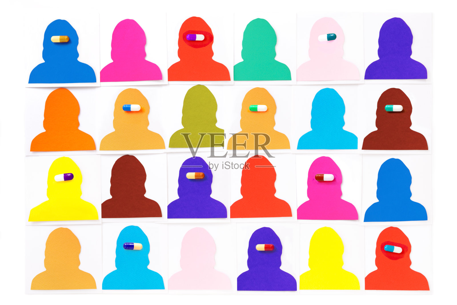 的女性插画图片素材