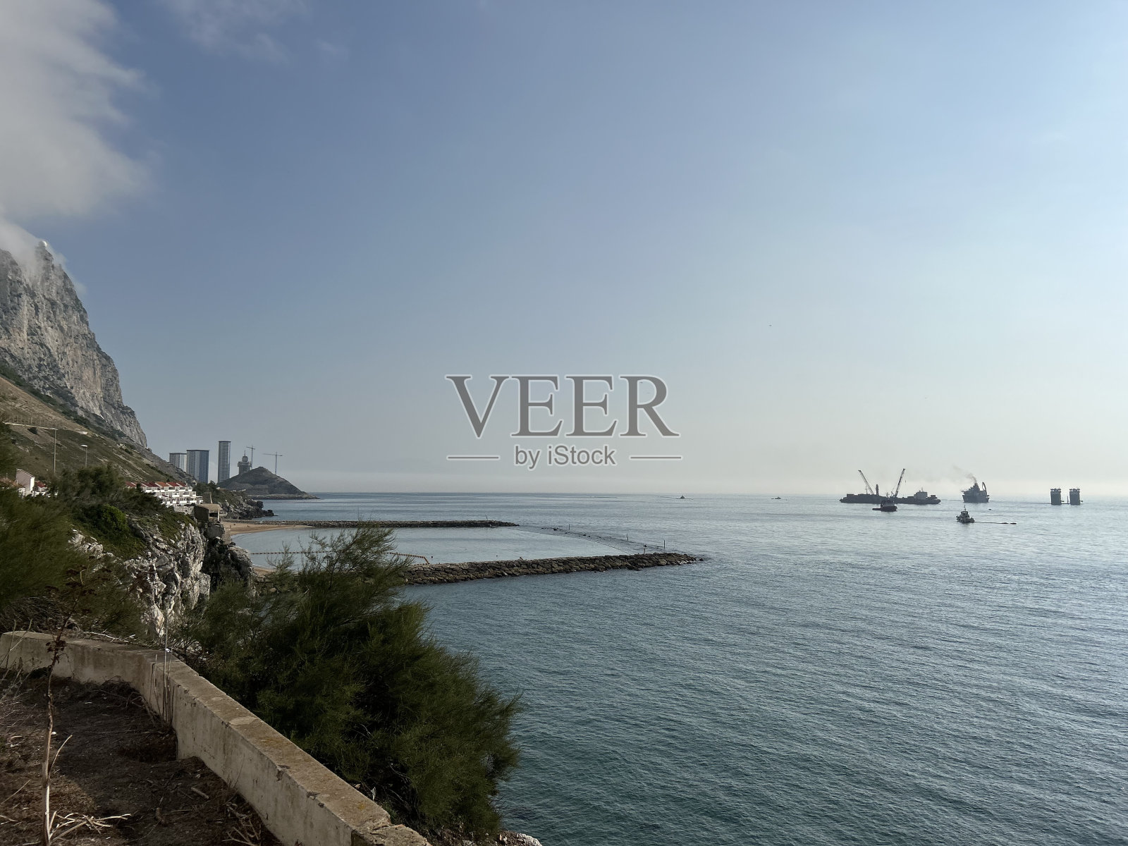 直布罗陀东面照片摄影图片