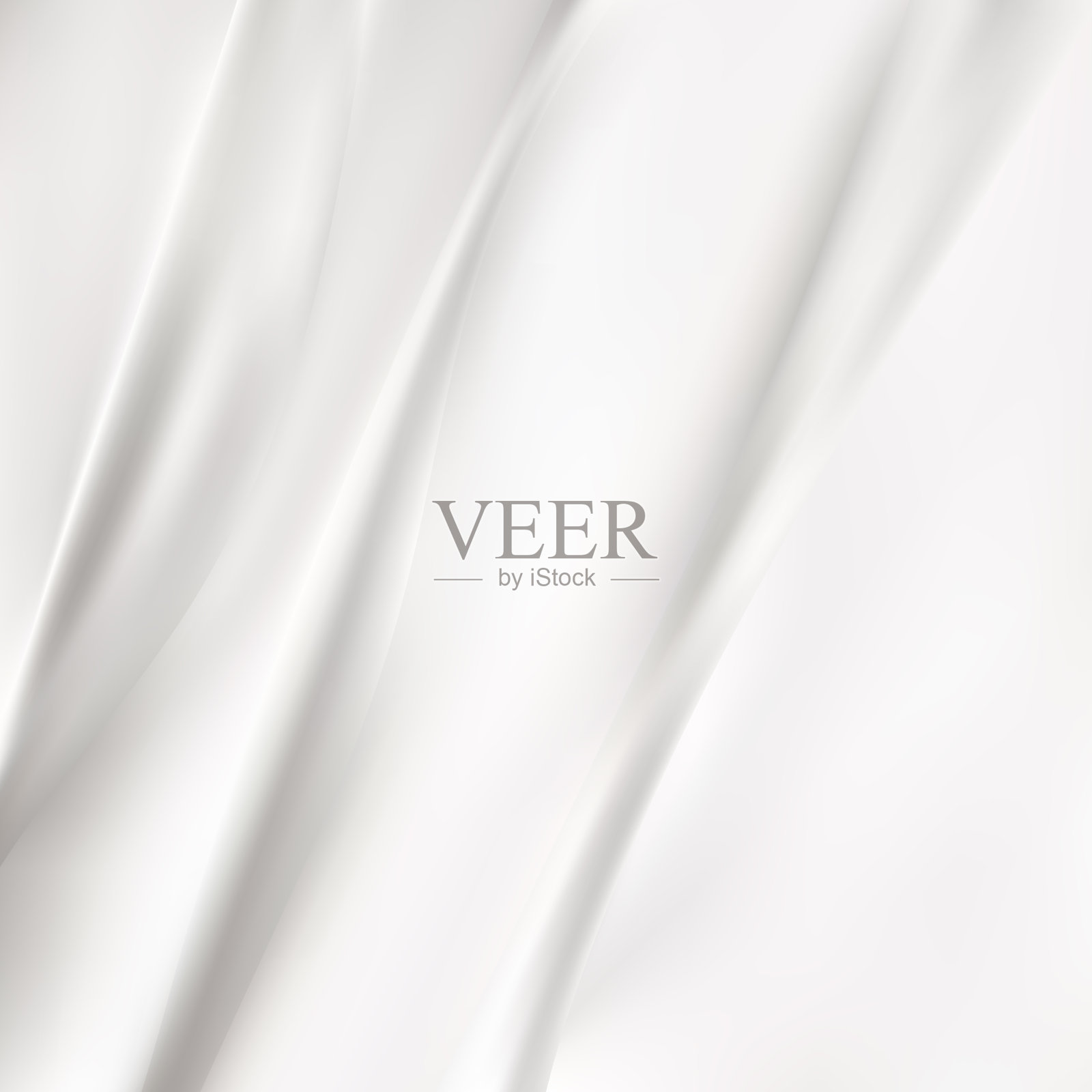 白色褶皱织物。纹理样本。抽象的插图。每股收益10插画图片素材