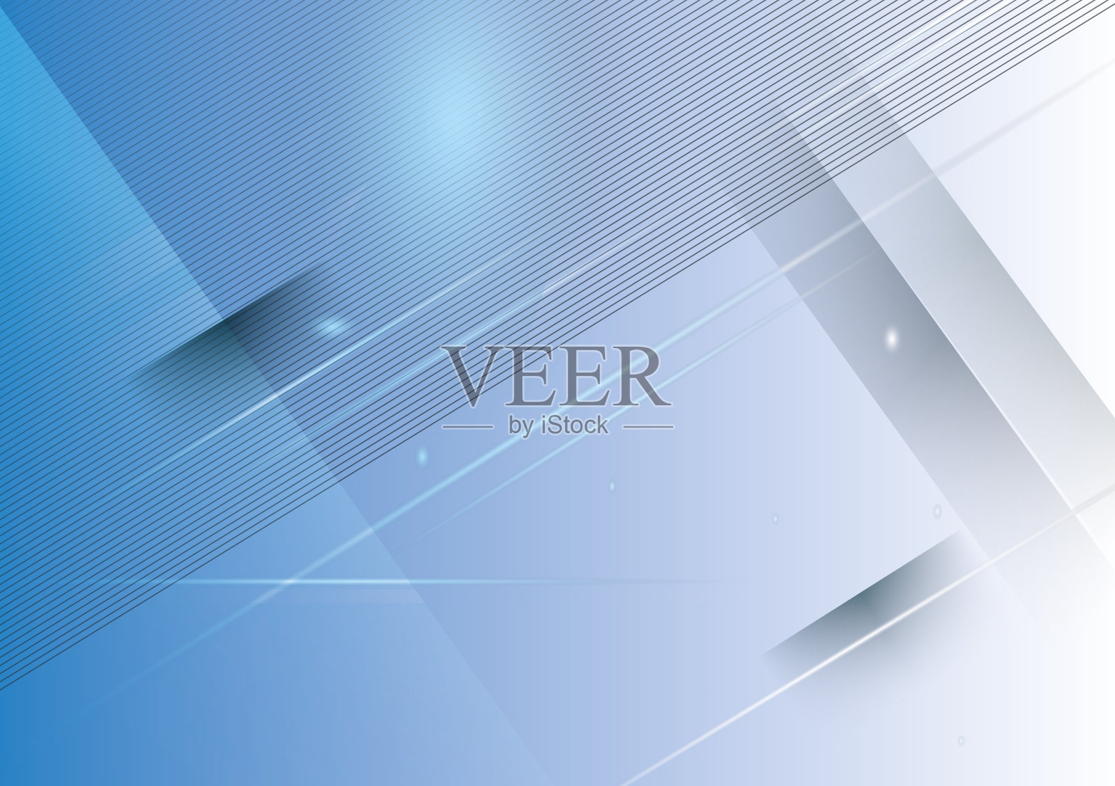 现代抽象背景。纸层圈蓝色抽象背景。曲线和线条用于横幅，封面，海报，壁纸，设计与文字空间。插画图片素材