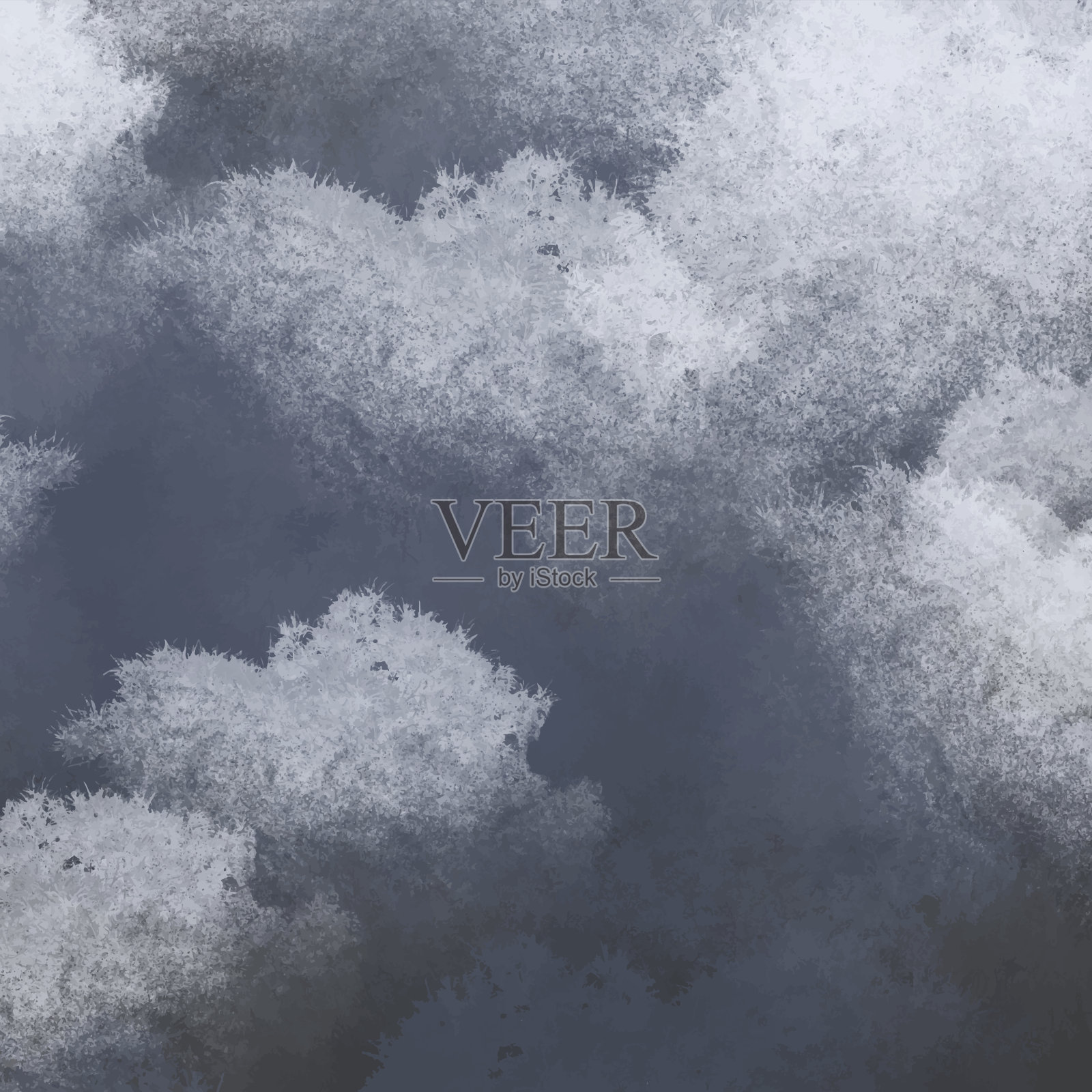 灰色背景下的白色雾或烟雾。白色矢量云，雾或烟雾背景。为贺卡和标签的设计元素，市场，名片摘要背景。插画图片素材