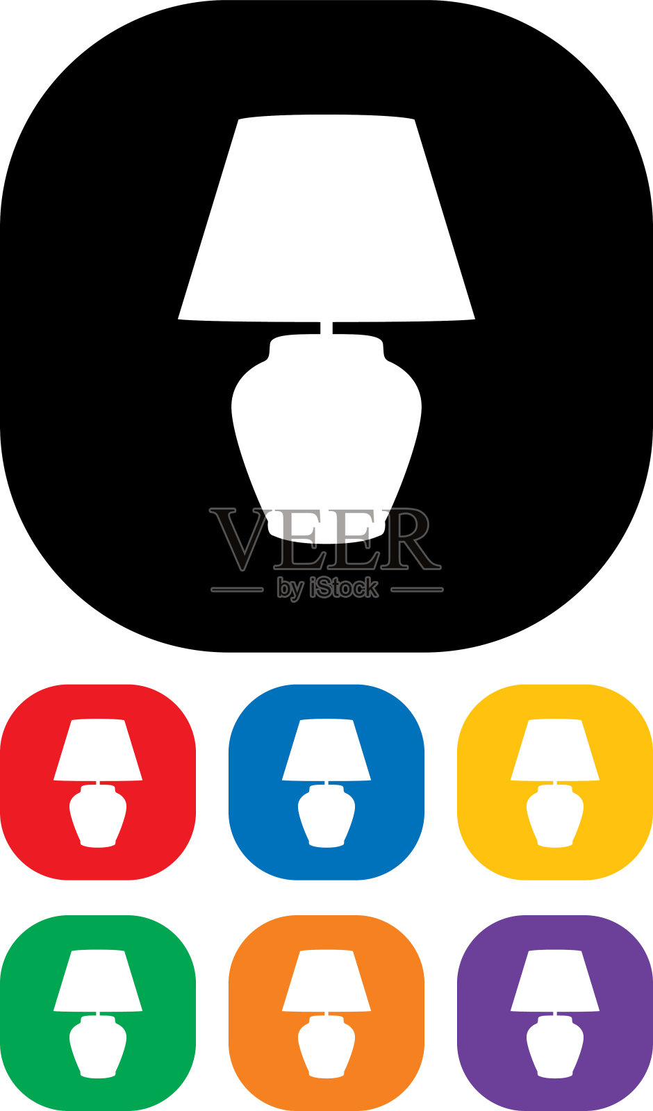 灯标8插画图片素材