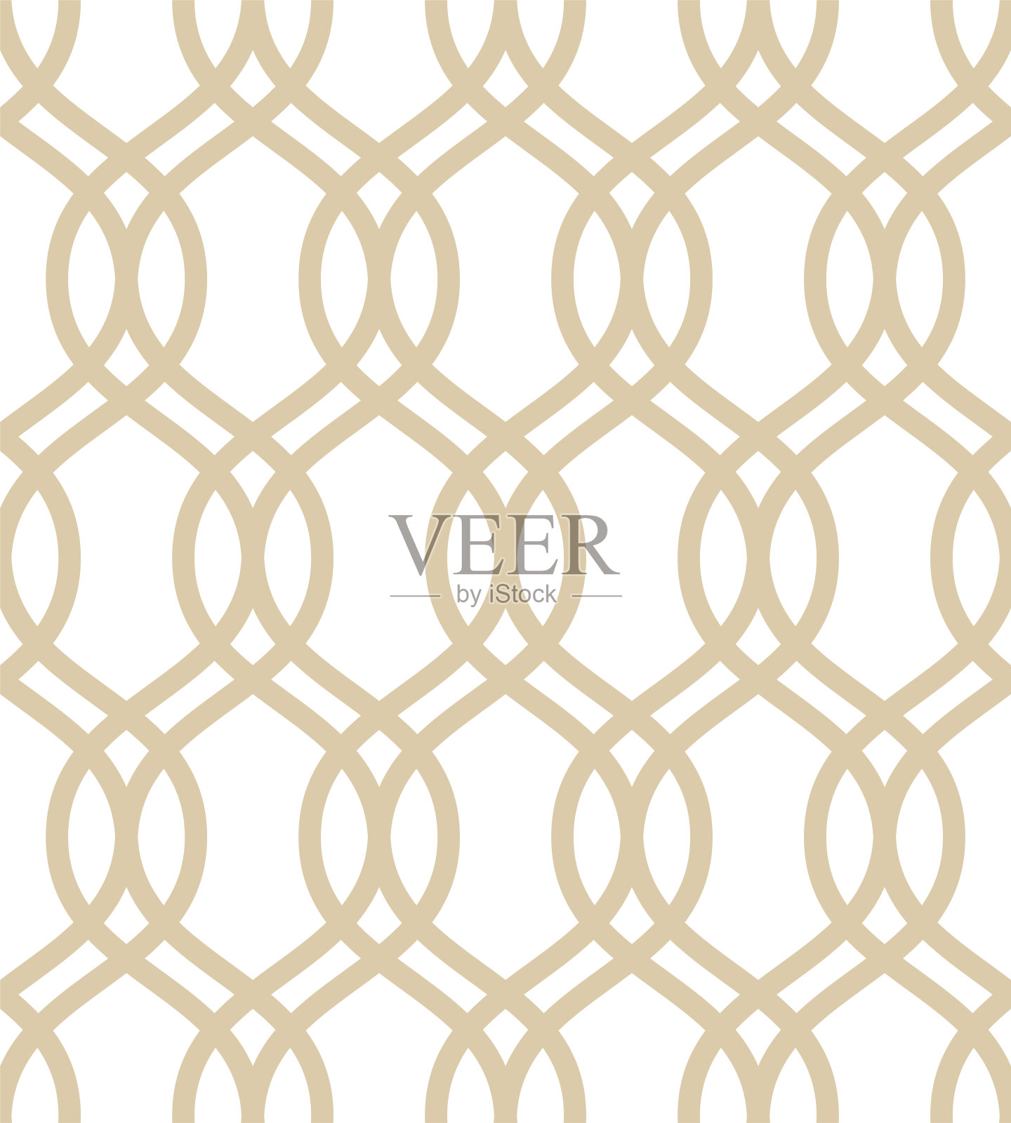 无缝图案与几何波浪。无尽的时尚质感。波纹单色背景插画图片素材