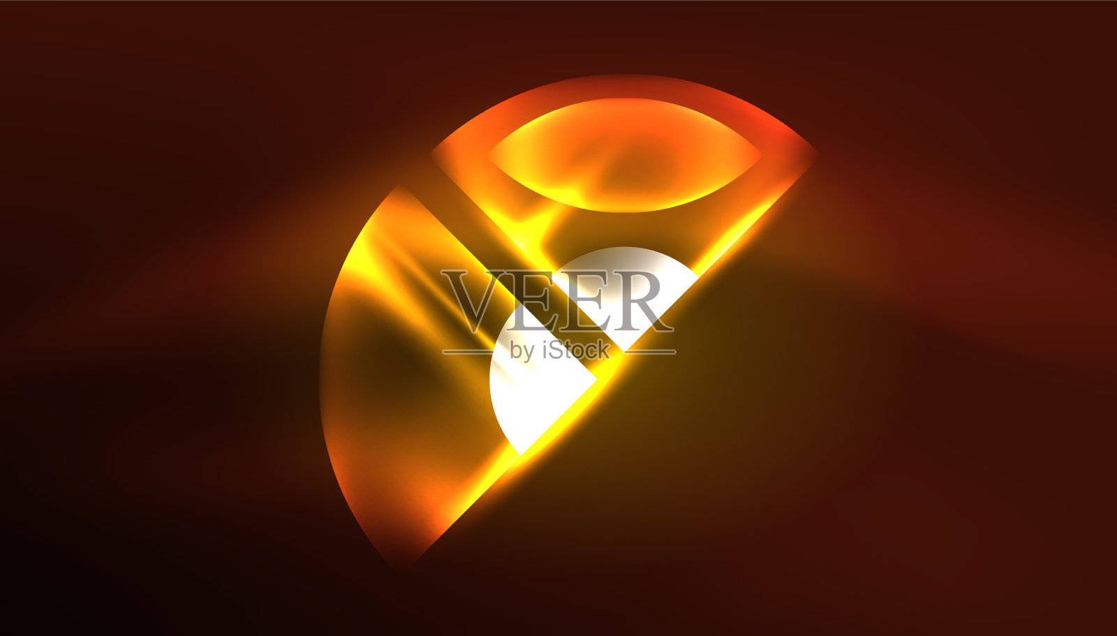 抽象背景霓虹灯发光几何插画图片素材