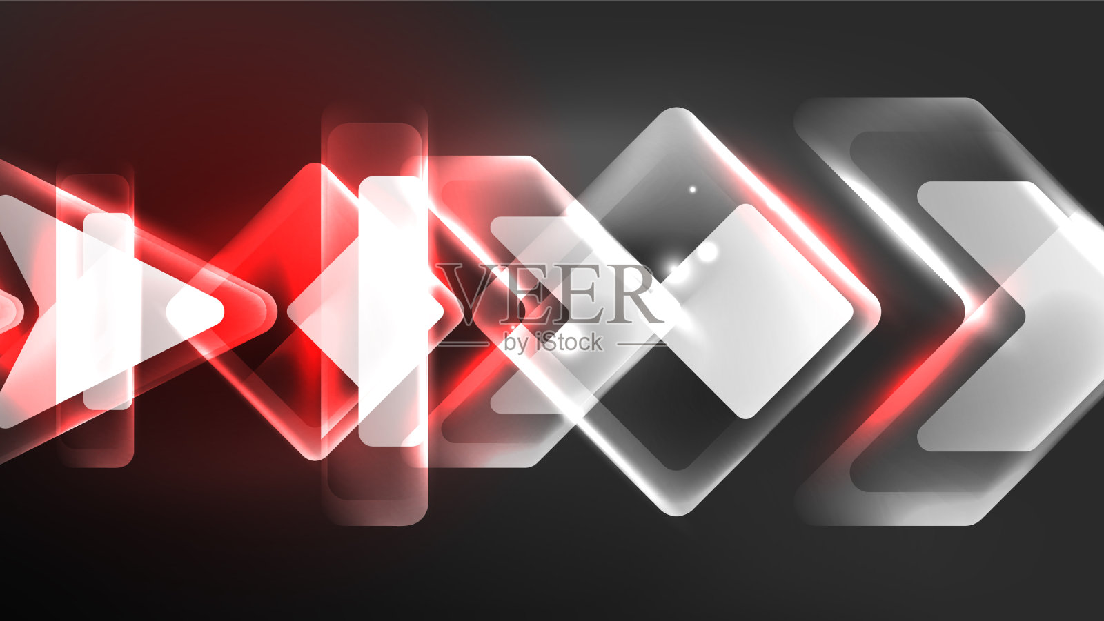 抽象背景登陆页几何形状插画图片素材