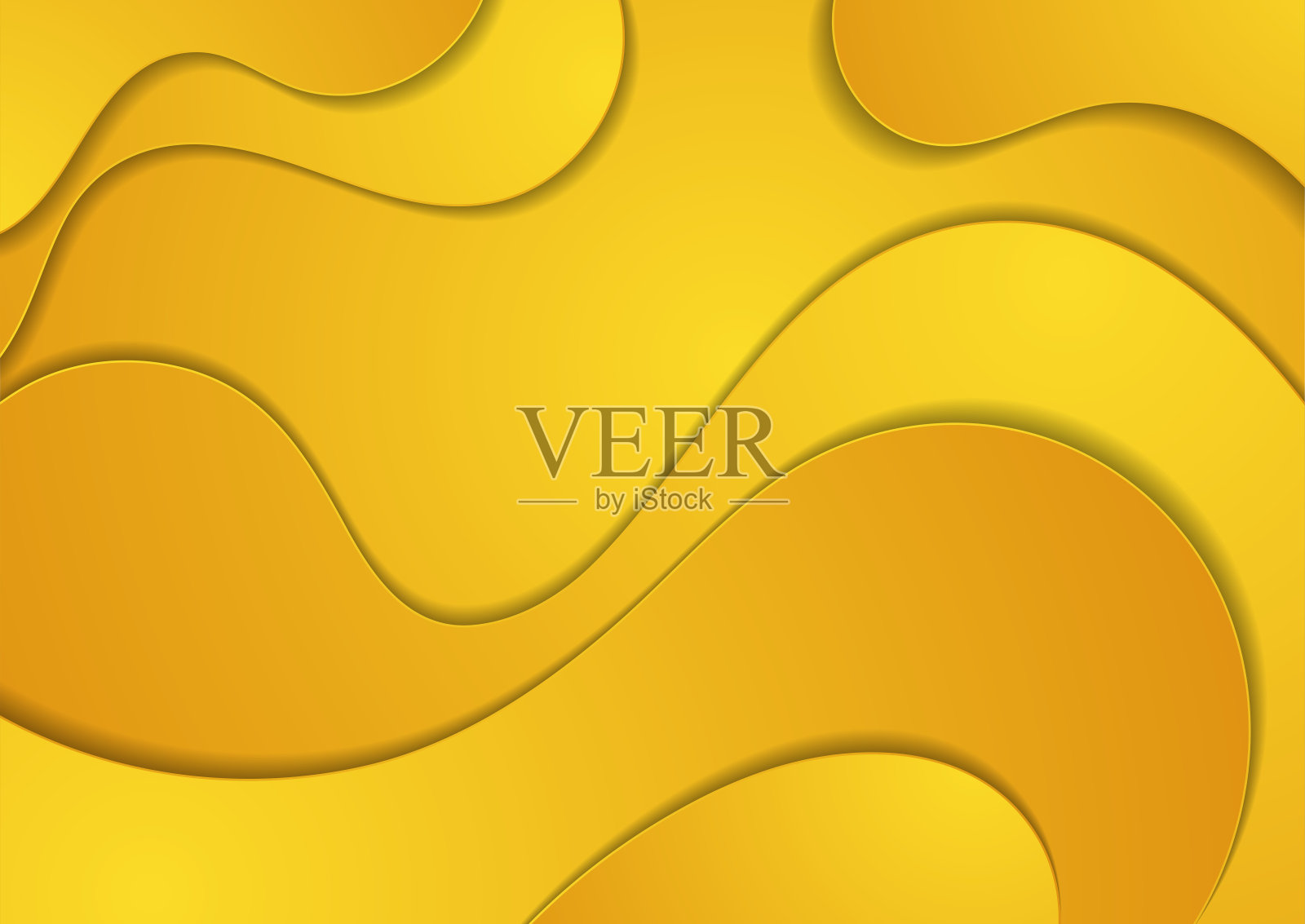 明亮的橙色纸波抽象的企业背景插画图片素材