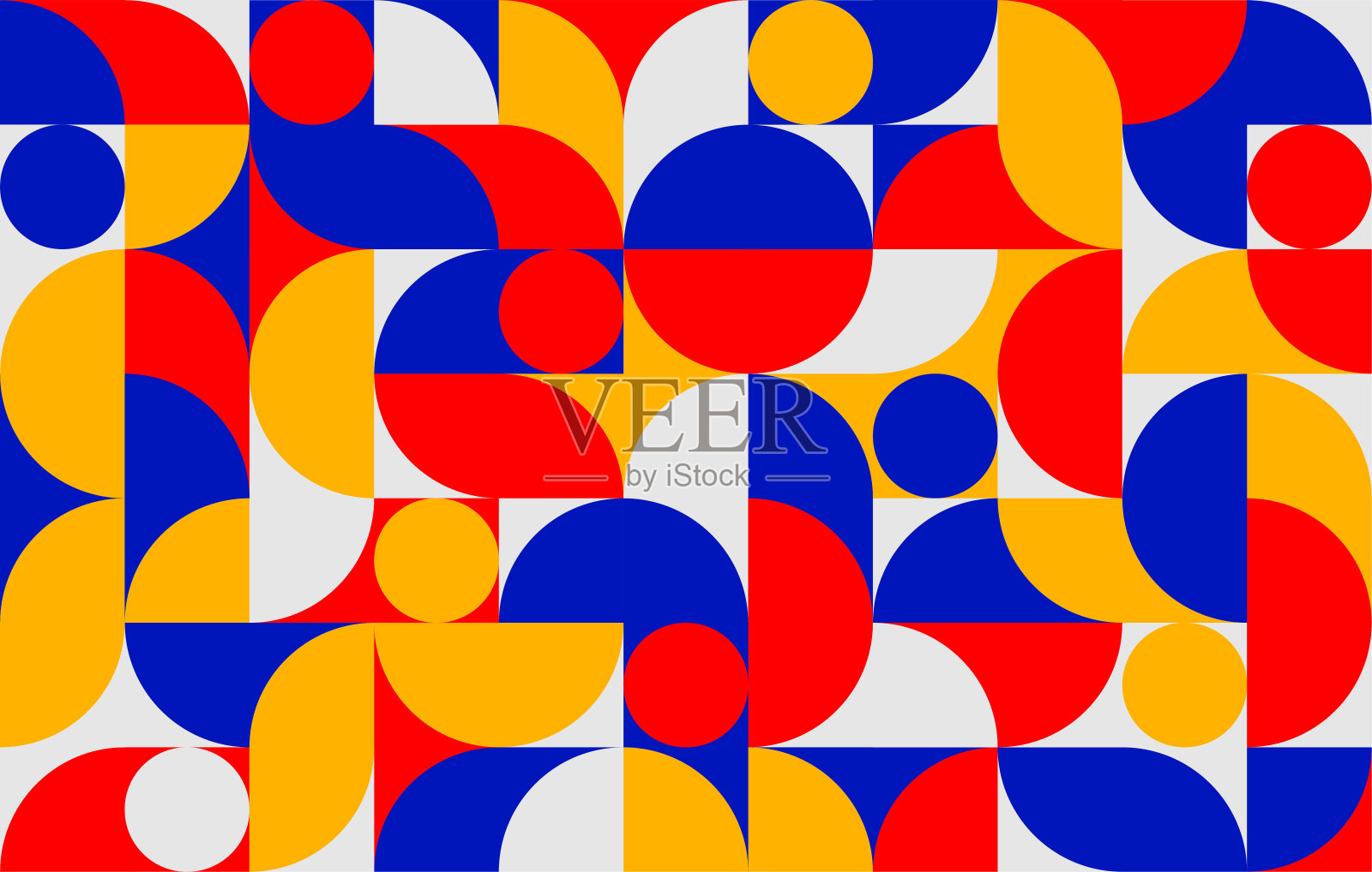 极简圆形抽象背景。现代彩色圆形壁纸。插画图片素材