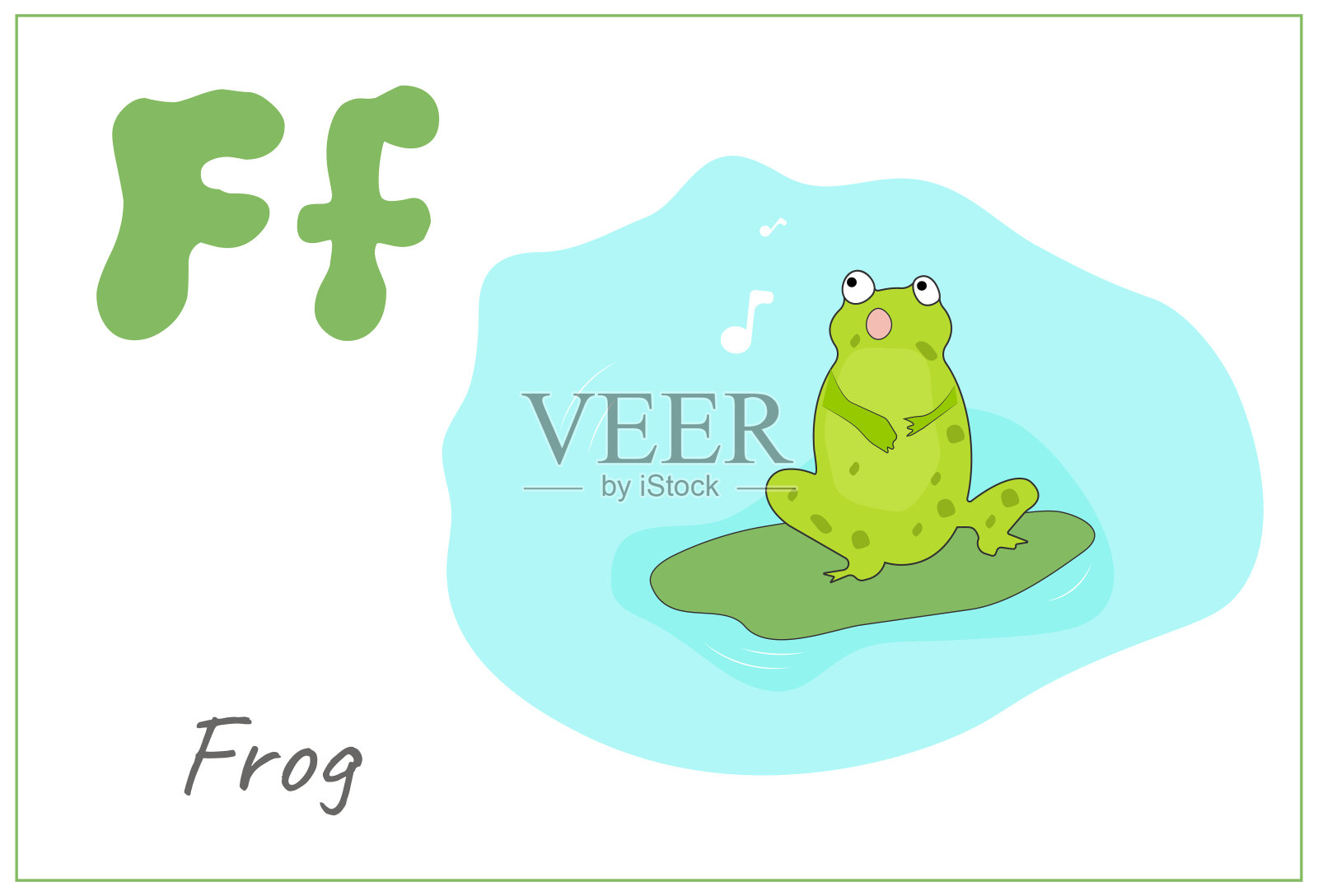 英国山毛榉以青蛙的形式出现插画图片素材