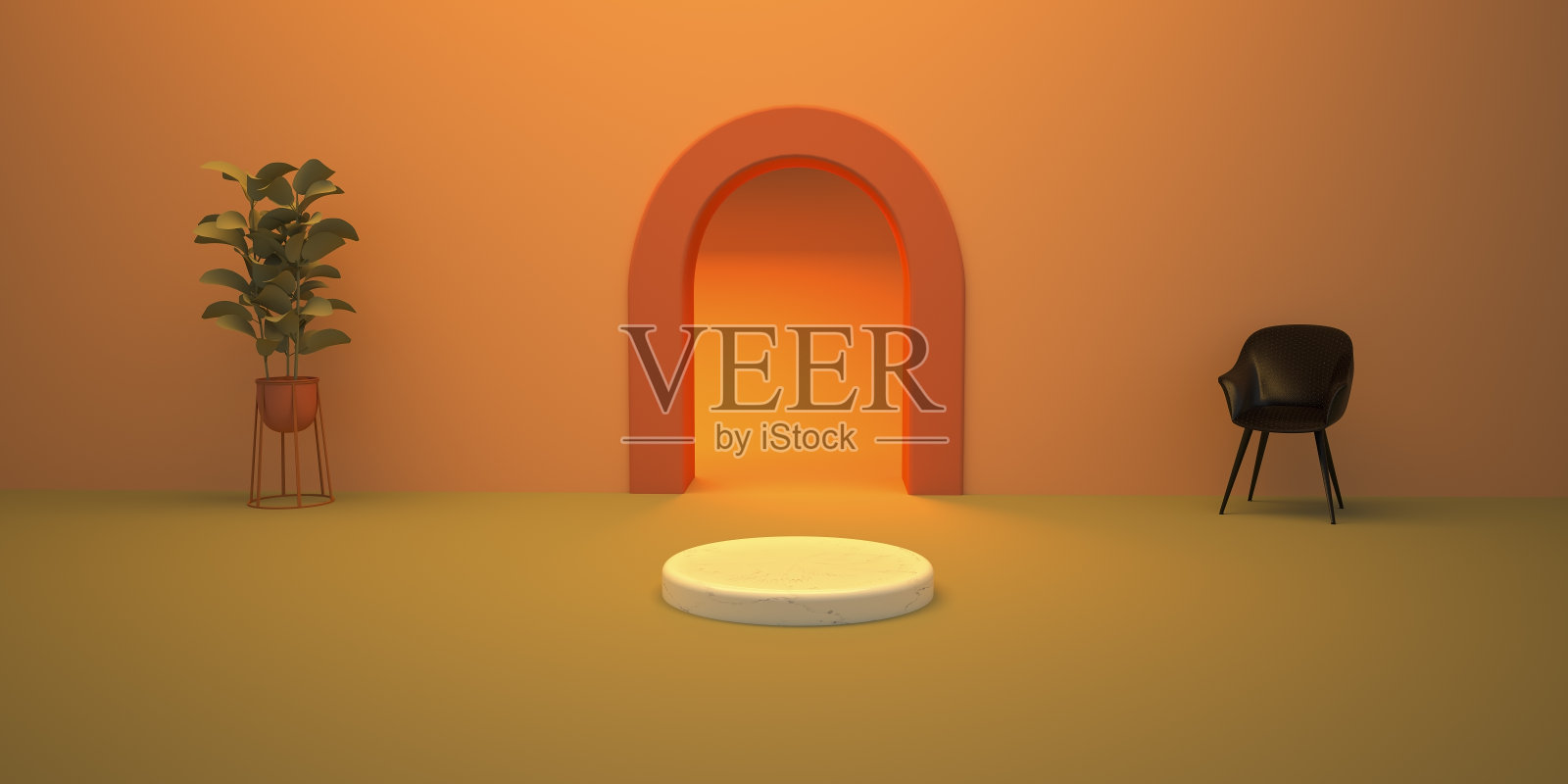 极简产品展示背景，水磨石纹理台面照片摄影图片