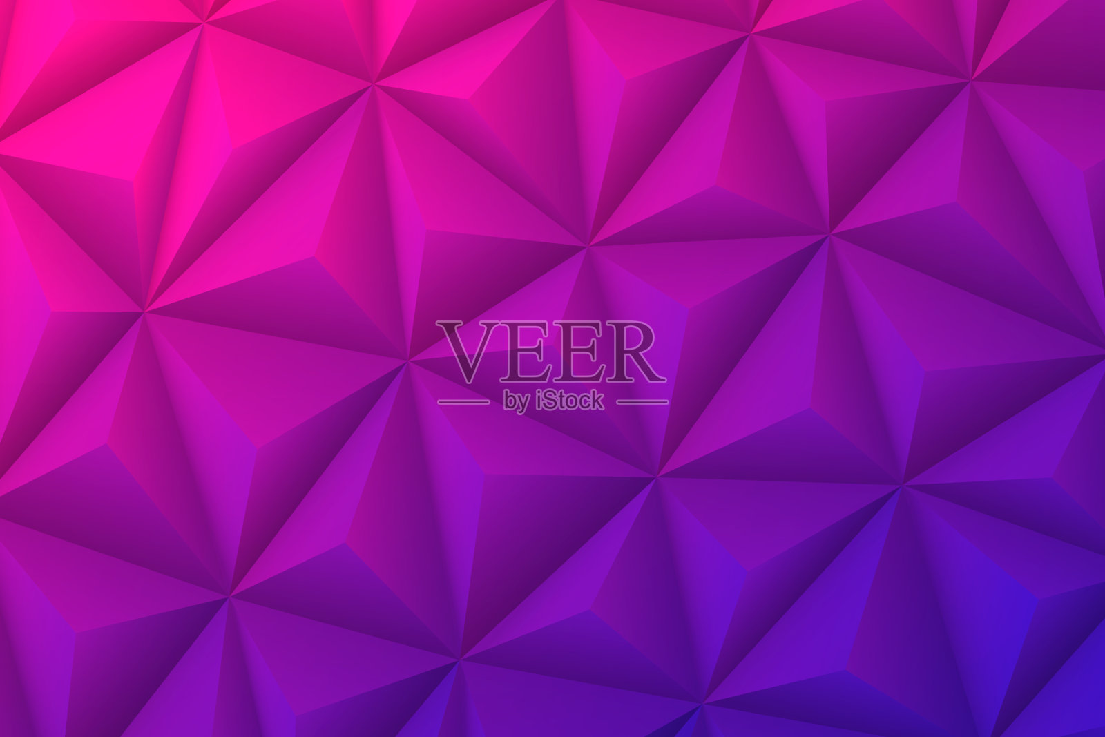 抽象几何纹理-低多边形背景-多边形马赛克-粉色梯度插画图片素材