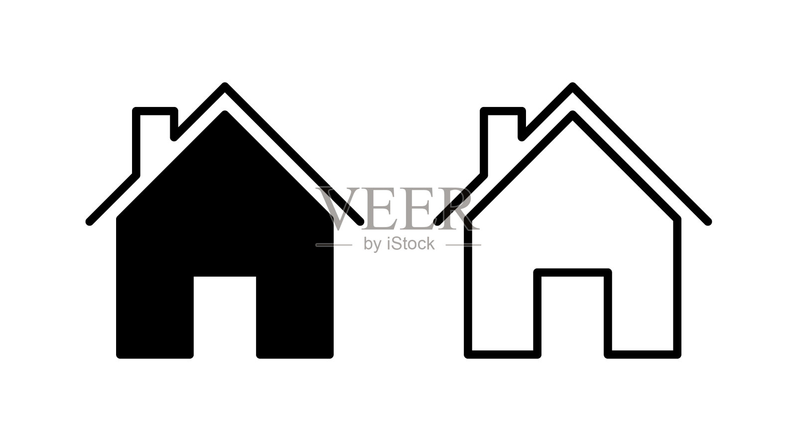 首页图标房屋图标图标素材