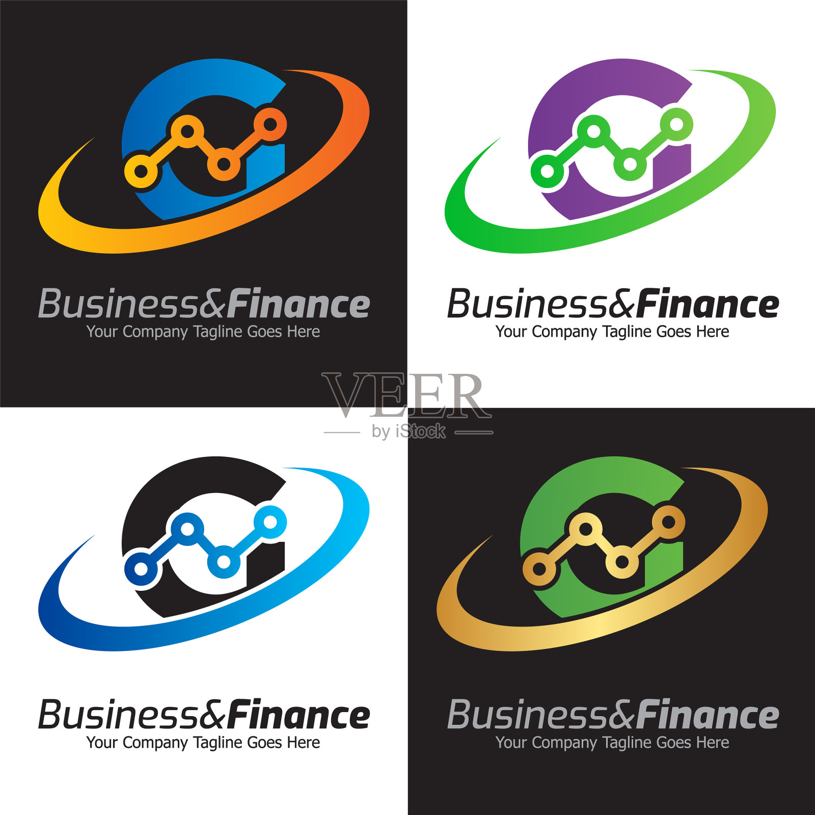 字母g标志模板彩色字母g插画图片素材