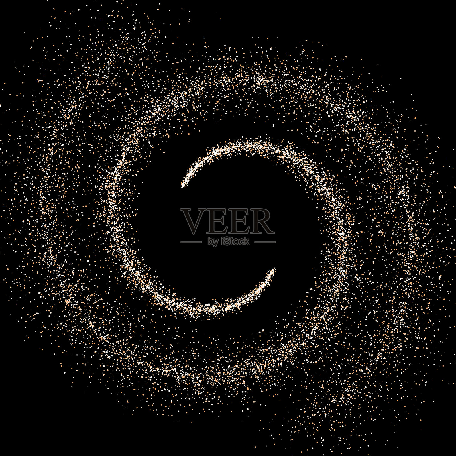 星系形旋臂插画图片素材