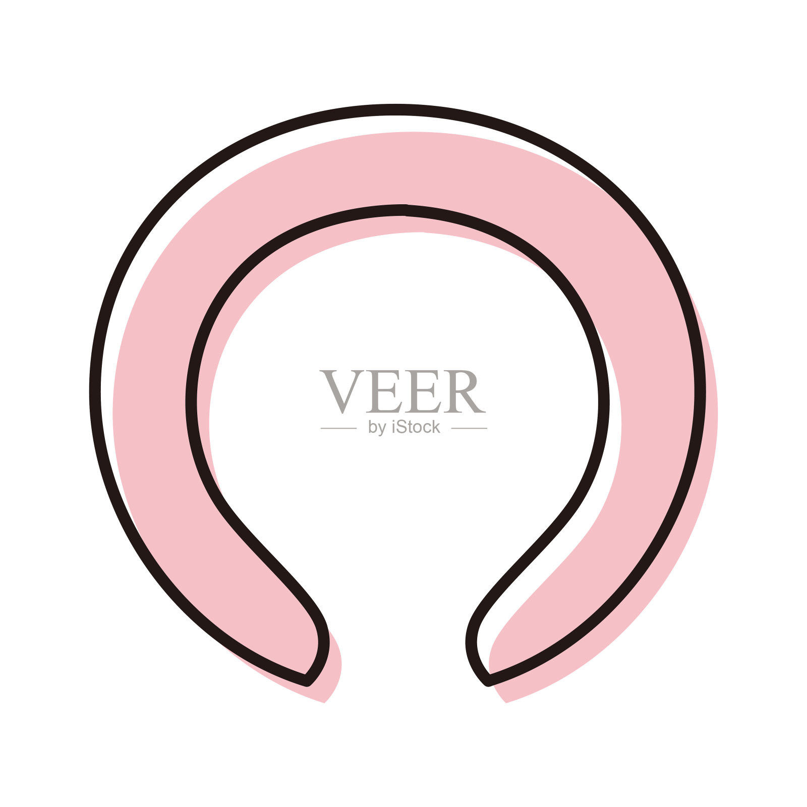 一个简单的酷颈环的插图插画图片素材