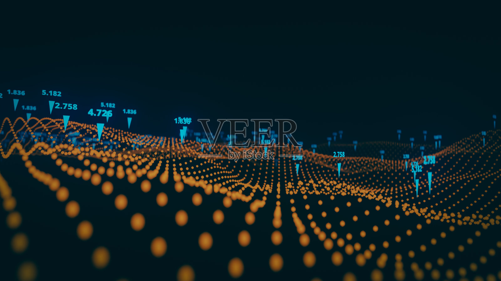 科技相关概念背景与线和点，3d渲染照片摄影图片