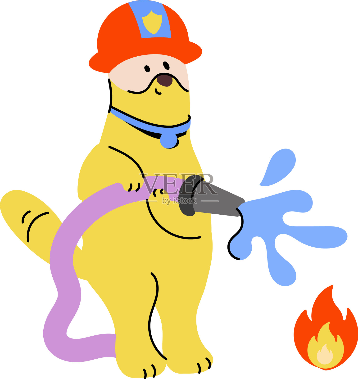 火狗设计元素图片