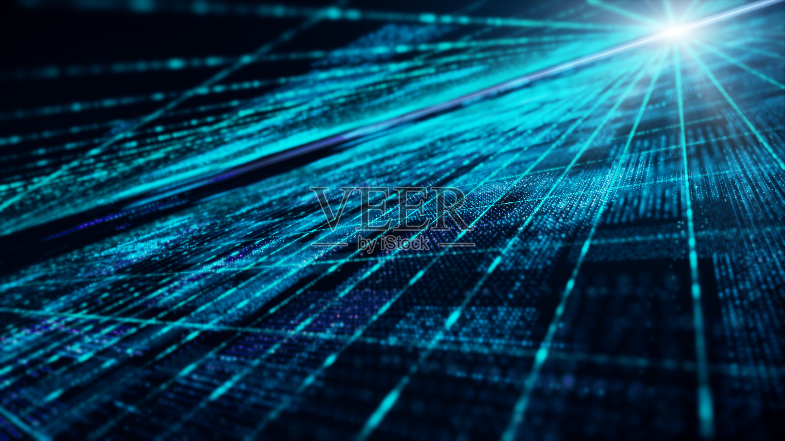 未来感矩阵粒子网格背景照片摄影图片