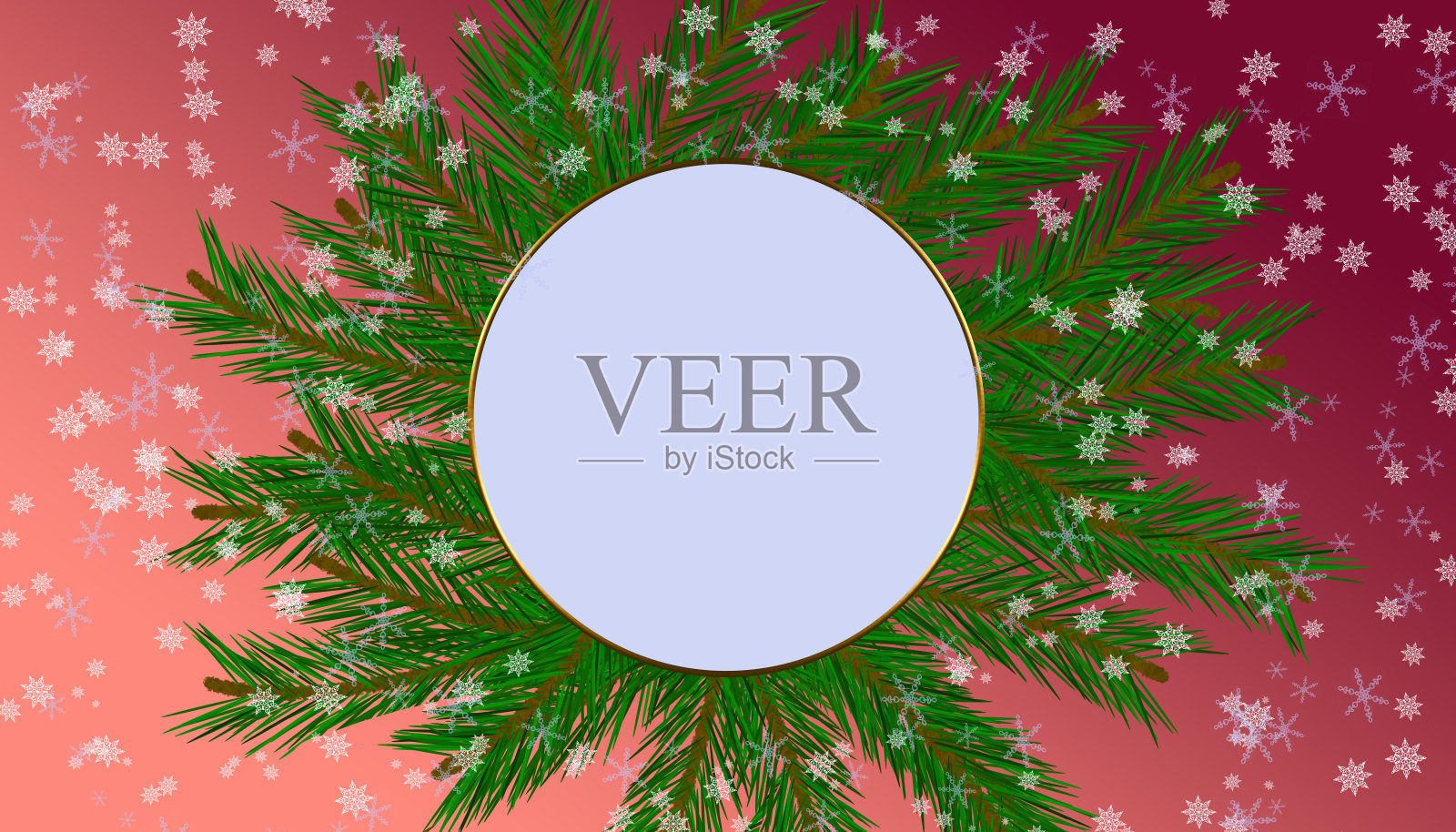 新年快乐，圣诞快乐!可以用作明信片，互联网横幅或传单。插图有文字的空间，复制的空间。照片摄影图片