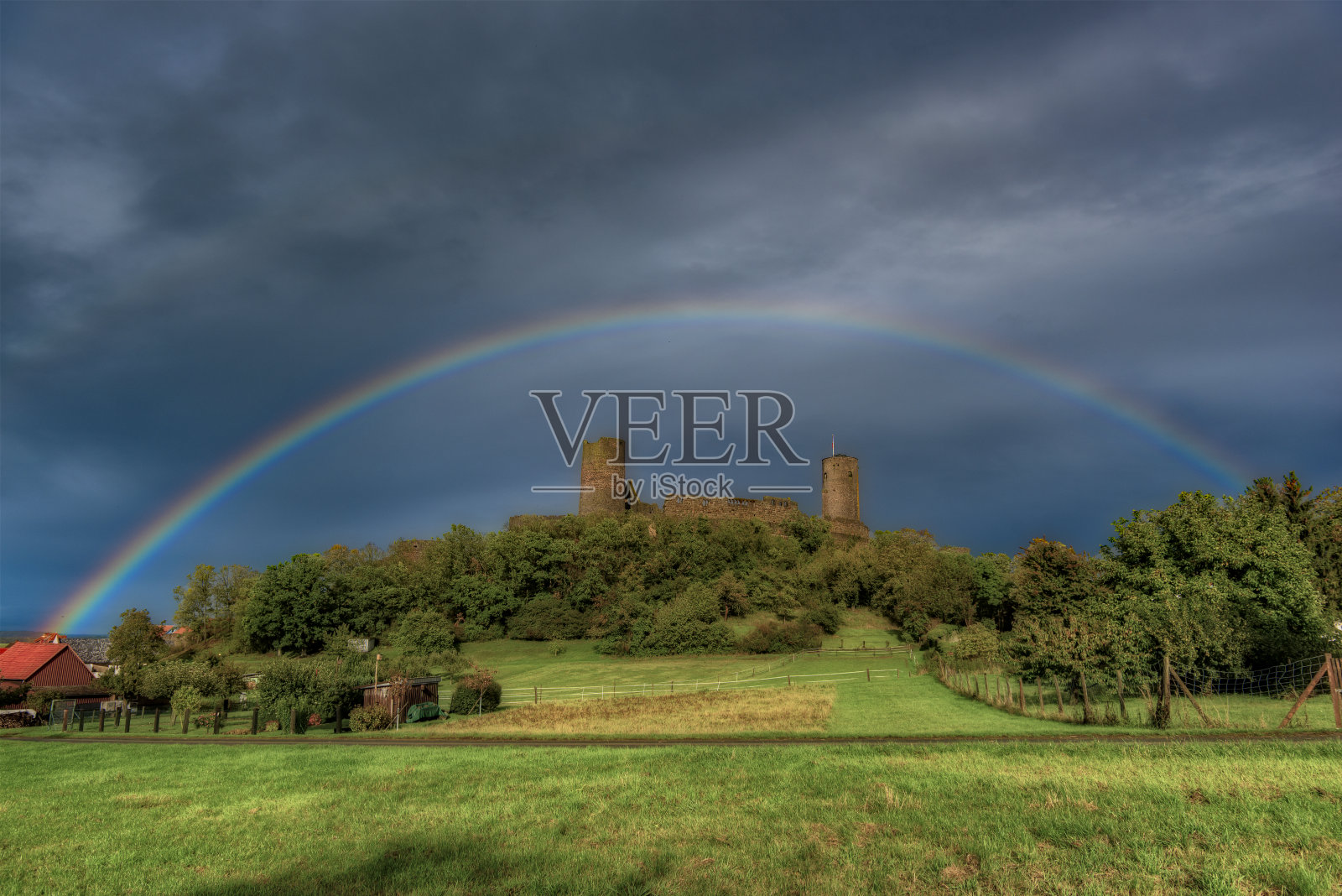 彩虹照片摄影图片