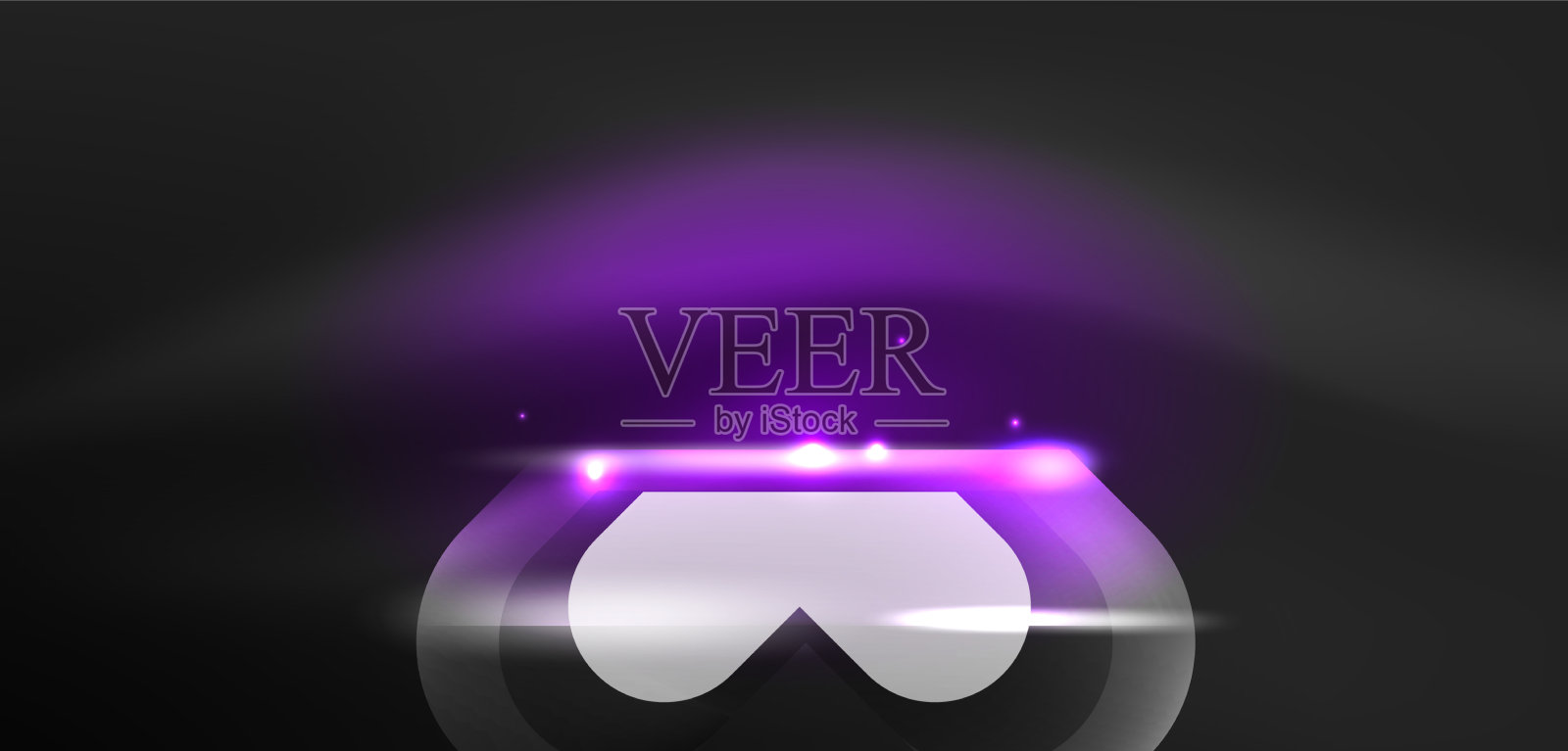 抽象背景发光霓虹灯几何插画图片素材