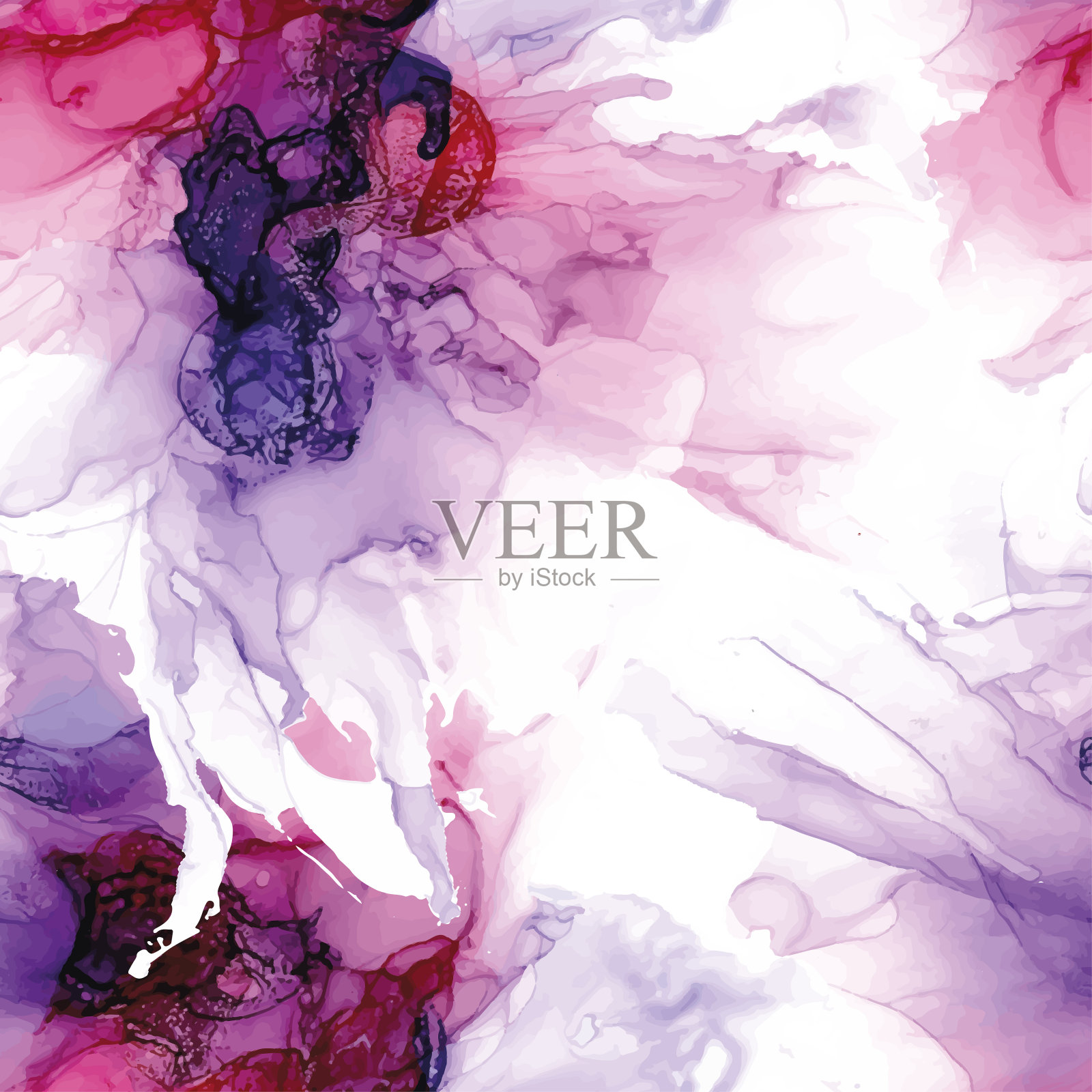 创意无缝图案。现代设计。酒精墨水。矢量插图。插画图片素材