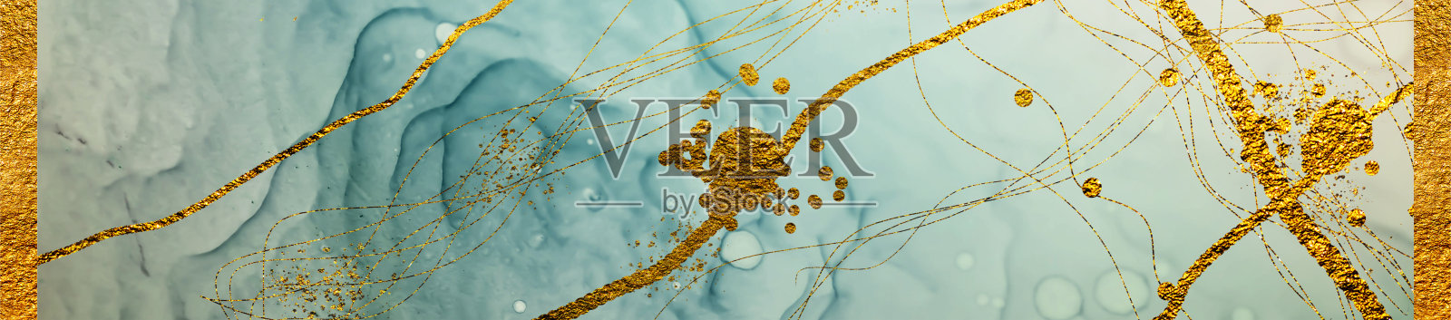 海洋。大理石的艺术。背景。插画图片素材