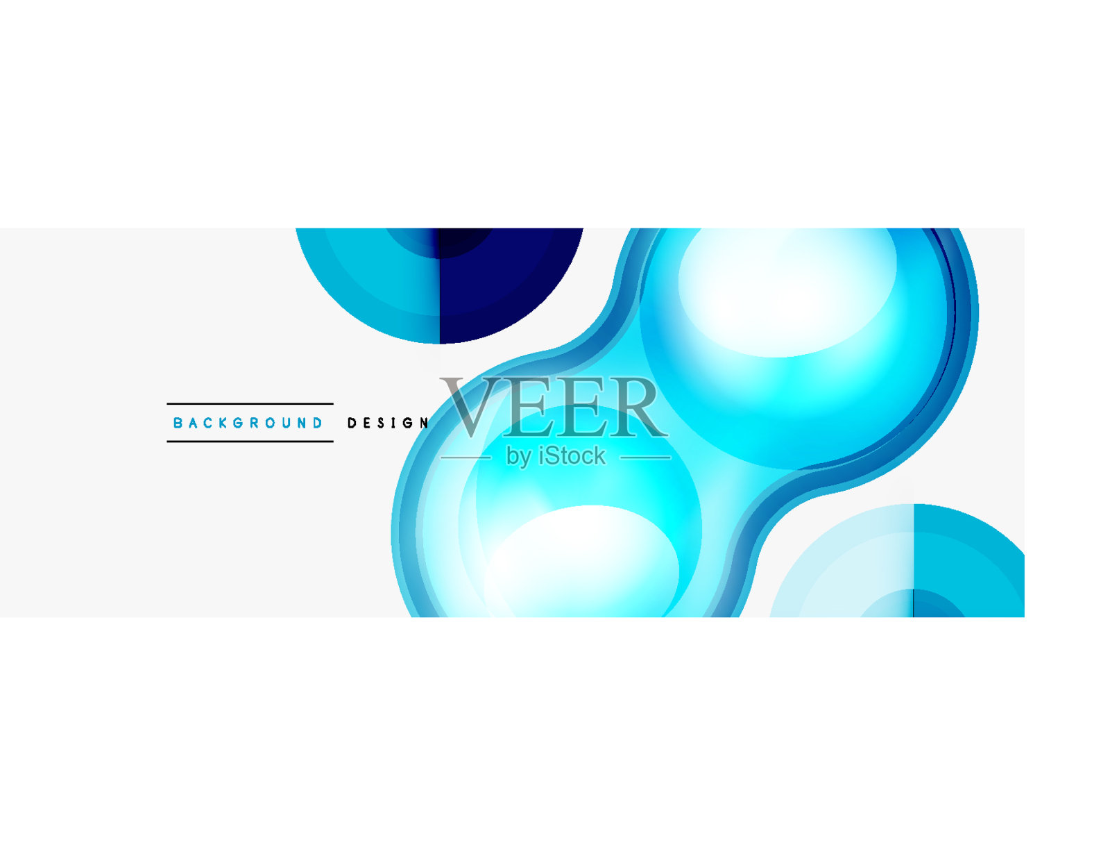 创意圆形几何抽象背景插画图片素材