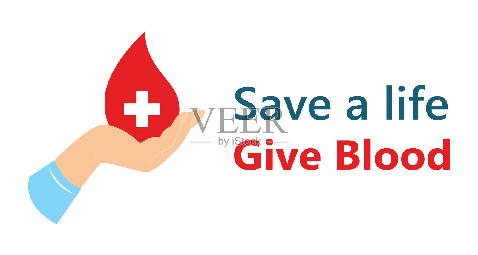 献血背景插画图片素材