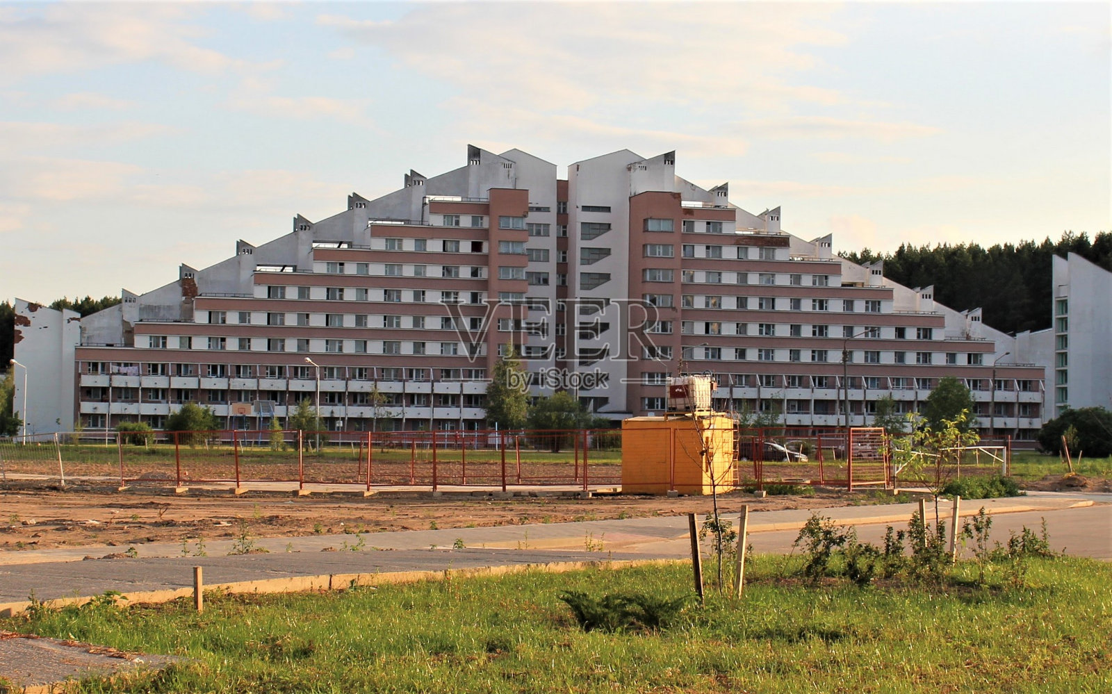 白俄罗斯大学宿舍照片摄影图片