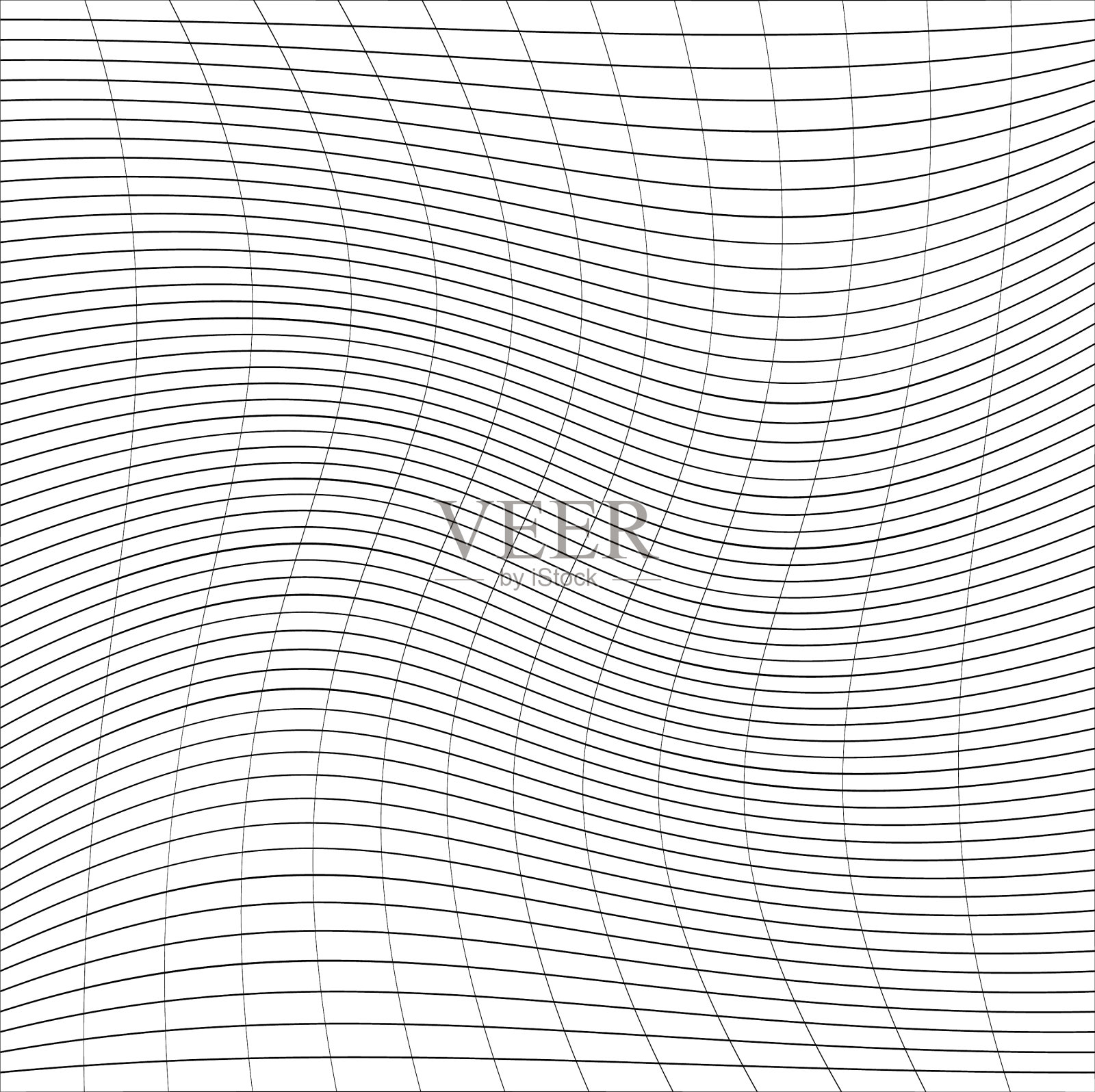 格栅格栅线框用插画图片素材