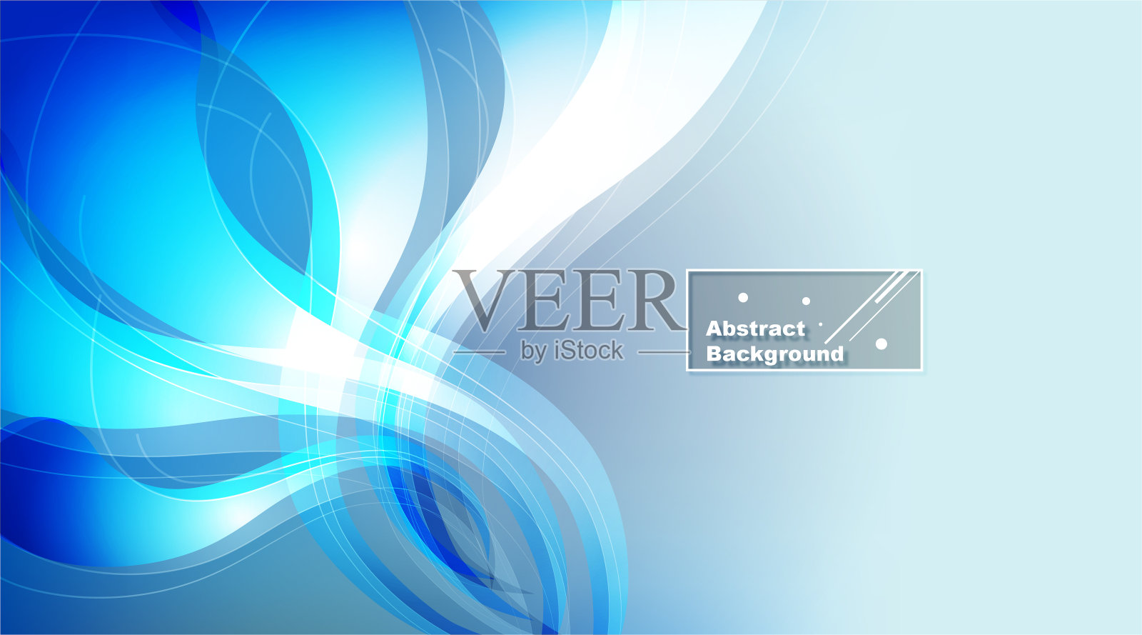 光滑的蓝色抽象背景插画图片素材