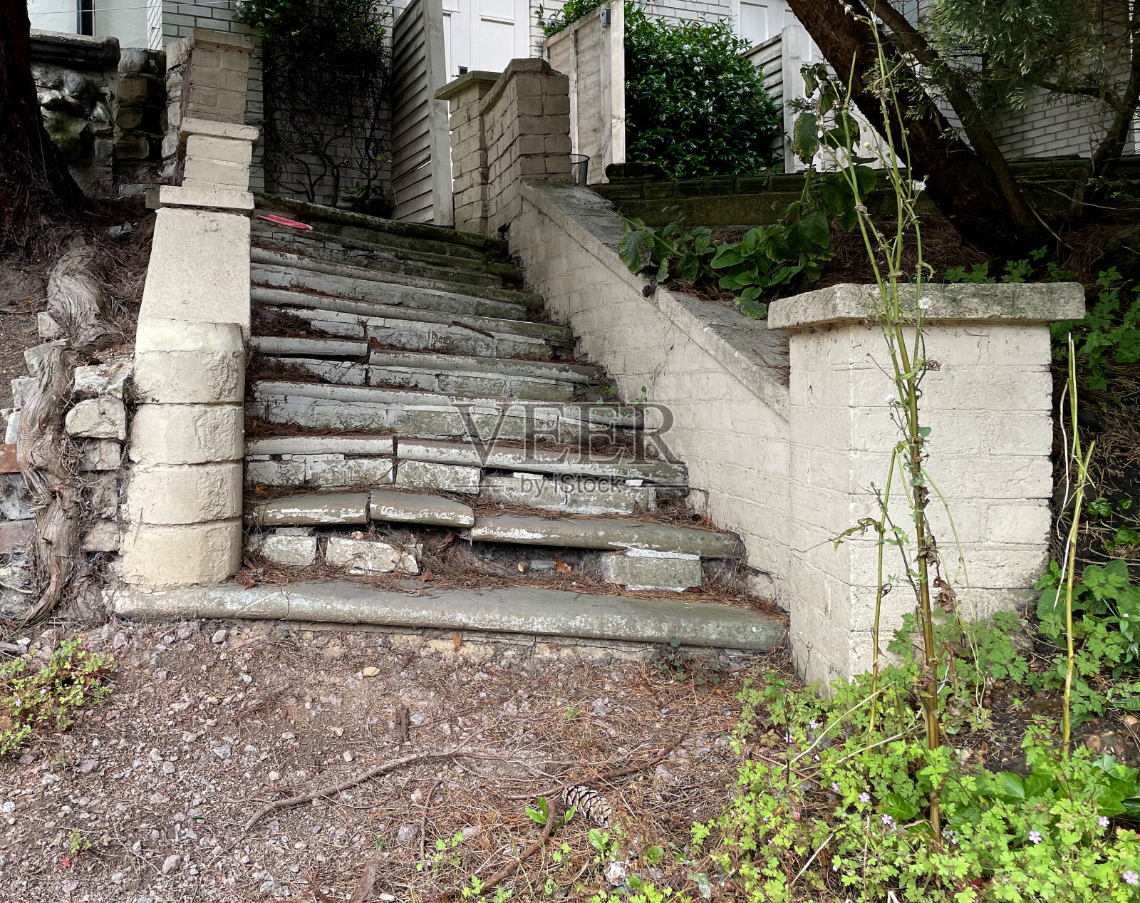 老塌石楼梯照片摄影图片