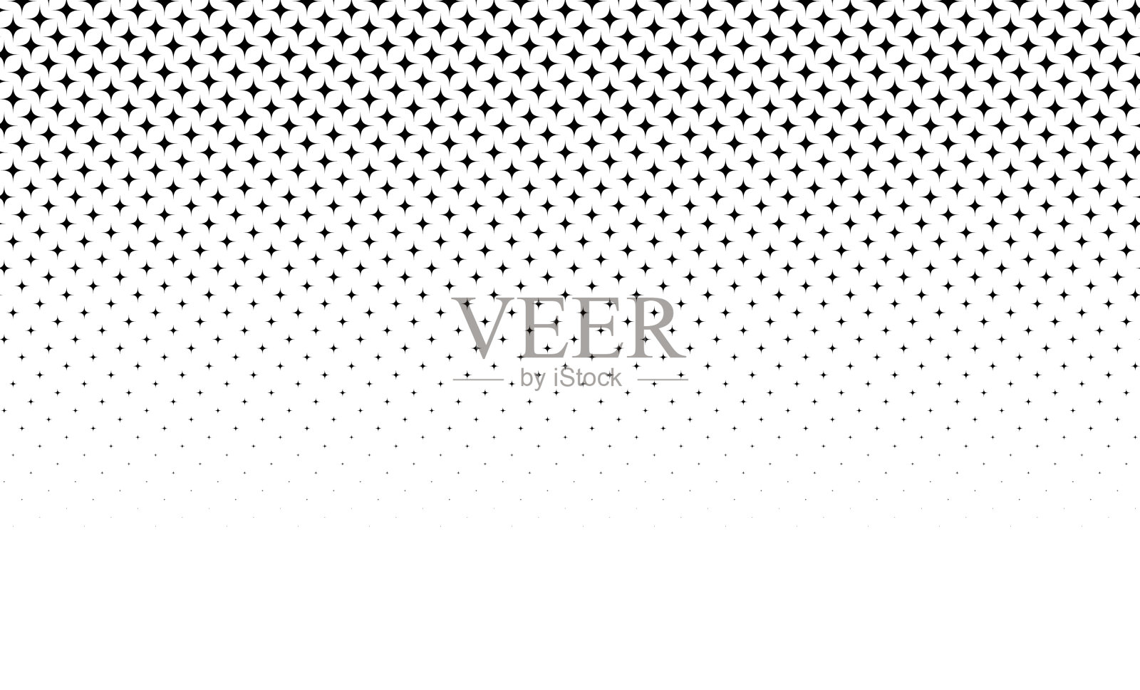 无缝半色调星星渐变图案背景插画图片素材