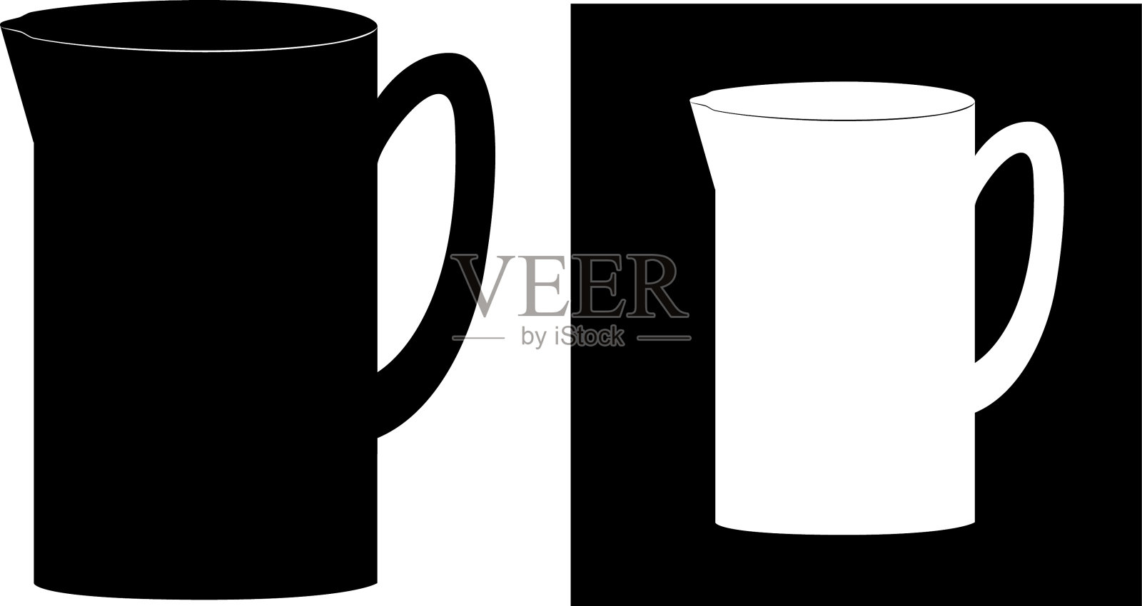 壶,杯子,设计元素图片