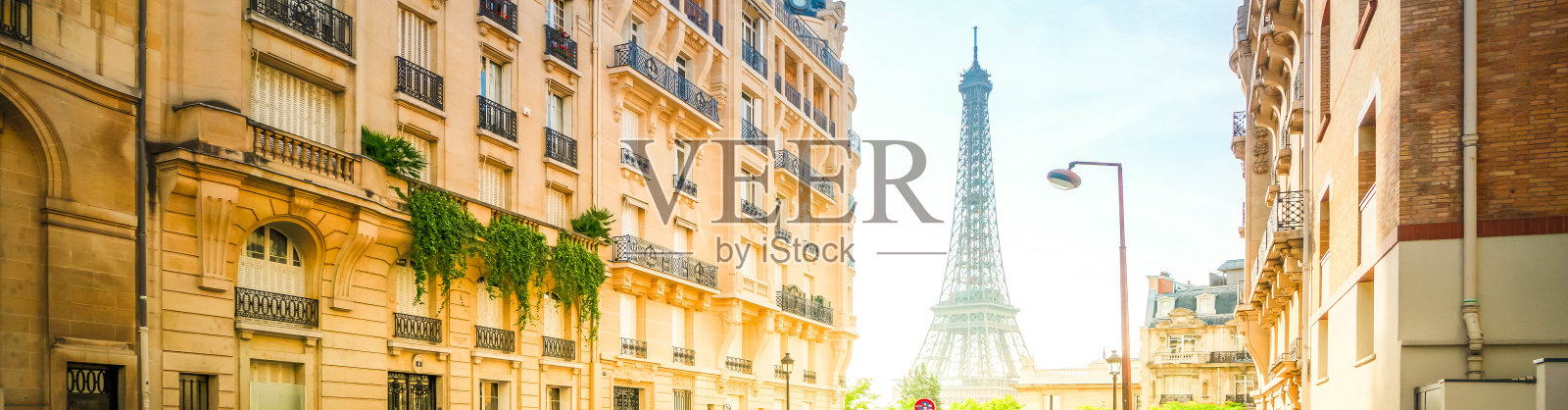 埃菲尔铁塔之旅和巴黎街照片摄影图片