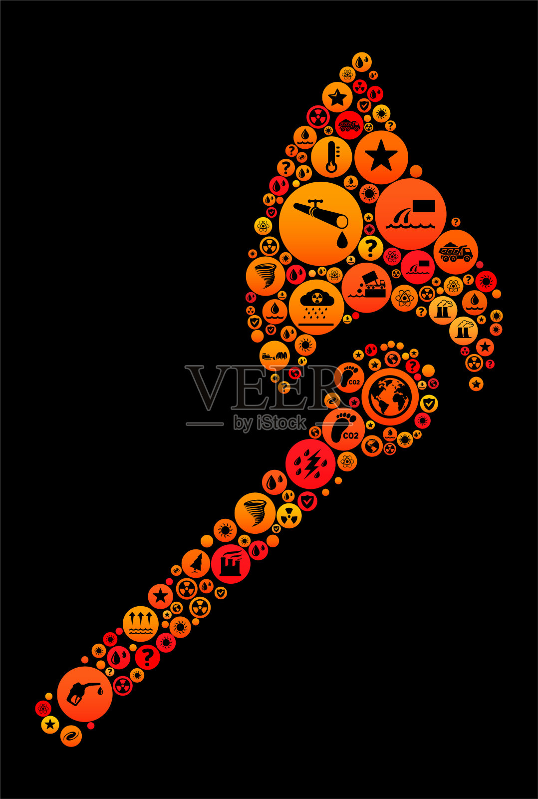 气候变化矢量图标图案插画图片素材