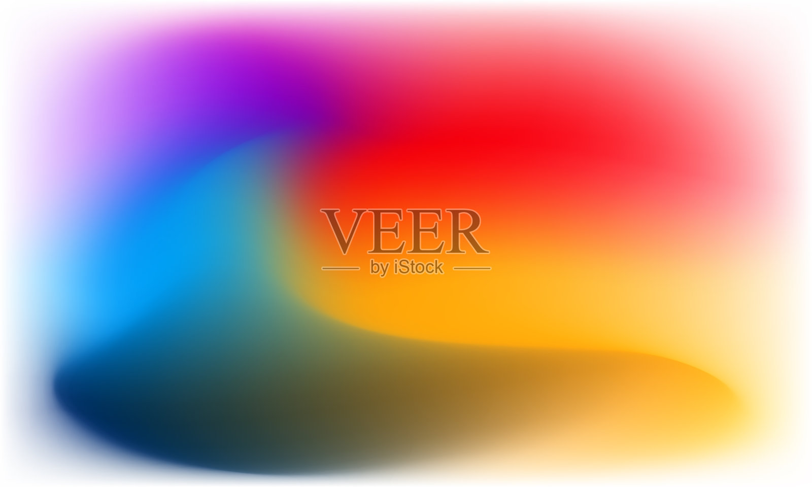 波浪网格彩色渐变抽象背景设计。Eps 10向量。插画图片素材